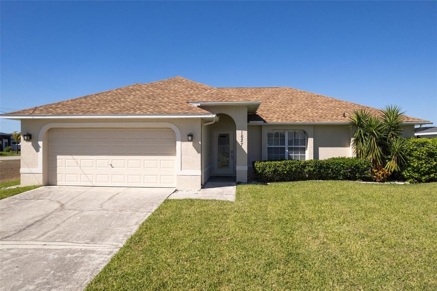 Welcome to this charming 3-bedroom, 2-bathroom single-family home in the heart of Cape Coral! Featuring 1,479 sq. ft. of comfortable living space, this home offers a spacious and inviting layout with no carpet and a newer roof. Conveniently located near shopping, dining, and medical facilities, with easy access to the Midpoint Bridge, making commuting a breeze. With no HOA restrictions, enjoy the freedom to personalize and make this home your own. Don't miss out on this fantastic opportunity. Schedule your showing today!