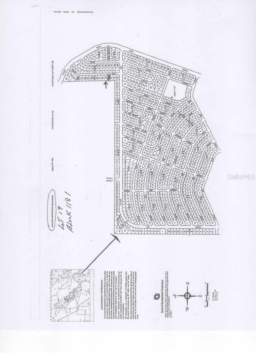 Located in the rural yet growing area of Silver Springs Shores, this lot is a perfect opportunity for building. Paved roads and nearby electric add convenience, while the surrounding area offers plenty to explore. Enjoy close proximity to lakes, ponds, natural springs, the Ocklawaha River, and the Ocala National Forest, as well as local favorites like Gator Joe’s and Eaton’s Beach. Just a short drive to Ocala, Belleview, or The Villages. No HOA, site-built homes only.