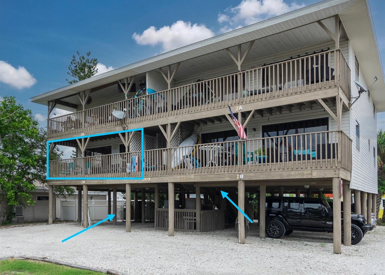 Freshly painted, ready to sell, and now one of the LOWEST HOA fees in the area at just $500/month (and fully funded reserves!). Currently a well-booked vacation rental generating $55,000+ income for the last 2 years and projected to gross over $60,000 for 2025. This ELEVATED and beautifully furnished 2-bedroom condo is located on sought-after Indian Rocks Beach, just across from the beach, with a relaxed coastal vibe, perfect for enjoying the Florida lifestyle. Whether you're seeking a new primary home, vacation getaway, or a turn-key investment property, this FULLY STOCKED condo has it all, ready for you to enjoy. Highlights include an updated kitchen with stainless steel appliances, a spacious living area with tasteful coastal furnishings, in-unit washer & dryer, a west-facing private balcony with partial Gulf views, AND an easy walk to the beach for some sunshine and calming waves. The covered parking spaces under the building offer convenience and shade from the sun. Brand new AC, new roof in 2024, and a 2015 water heater. The unit has a proven history as a successful short-term rental with solid income potential. With local shops, restaurants, and attractions nearby, this is the ideal spot to enjoy everything Indian Rocks Beach has to offer for years to come. Don't miss your opportunity to own this turnkey, income-producing condo in one of the most desirable beach towns on the Gulf Coast!
