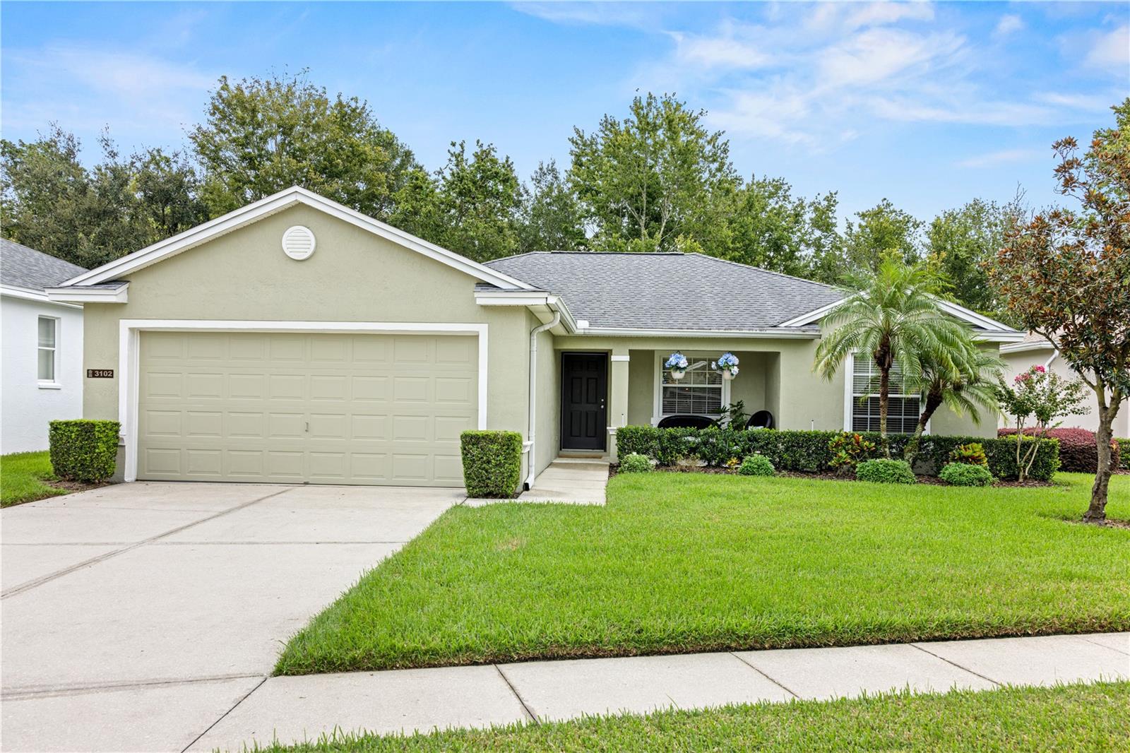 Located in the desirable gated community of Carillon Lakes in South Lakeland, this 3-bedroom, 2-bath Sunflower model is the perfect choice for those just starting out or looking to downsize.
A welcoming front porch sets the tone as you step inside to a bright, open great room with generous living and dining areas. The kitchen features quartz countertops, a center island with breakfast bar, and plenty of space for entertaining.
The primary suite includes a spacious walk-in closet and a private en-suite bathroom. With a split floor plan, the two additional bedrooms and guest bath provide comfort and privacy for family or guests. The Sunflower model also includes a covered, screened back porch that overlooks a large backyard and peaceful conservation area.
Carillon Lakes offers resort-style living with a 24-hour guard gate, clubhouse with fitness center, library, meeting and billiards rooms, heated swimming pool, tennis and pickleball courts, basketball court, and playground. HOA fees include all these amenities plus cable, internet, and lawn care—giving you convenience and value.
Schedule your showing today and make this your new home!