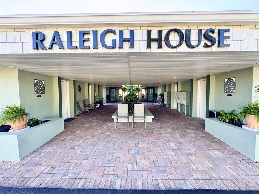 Fully turnkey and tastefully furnished 2-bedroom, 2-bath condo in the desirable Charlotte Square 55+ community. Located on the second floor near the convenient side stair entrance, this building also features an elevator for easy access. Inside, you’ll find a bright, open layout with a combined living and dining area that feels spacious and comfortable. The Florida room offers a relaxing spot overlooking the tennis and pickleball courts—perfect for enjoying the peaceful setting of the community. Recent updates include impact windows (2024), A/C (2024), water heater (2021), newer carpeting throughout with brand-new carpet in the primary bedroom (2025), updated ceiling fans, plantation-style bi-fold closet doors, and new cellular shades on all windows. Charlotte Square offers a wide range of amenities including a two heated pools, tennis courts, pickleball, bocce ball, shuffleboard, and a BBQ area. Conveniently located in the Medical District, you’re just minutes to shopping, dining, the library, and the Port Charlotte Beach Complex for boating, fishing, and waterfront enjoyment. Just bring your toothbrush and clothes—everything else is ready for you.