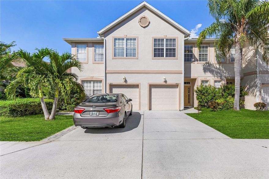 Welcome home to this move-in-ready townhome, located in the desirable, maintenance-free, gated community of Parkstone. Enjoy the fantastic amenities, including a pool and beautifully landscaped, park-like setting. This wonderful townhome features a 1-car garage and a spacious, open floor plan with high ceilings that create a bright and airy atmosphere. The home boasts ceramic floors and LVT throughout. The kitchen offers plenty of space, complete with a breakfast bar, pantry, and stainless-steel appliances. Relax and unwind on the lanai, perfect for outdoor enjoyment. Upstairs, you'll find 3 bedrooms, 2 baths, a laundry room, and ample closet space. A convenient half bath is located on the lower level. This townhome is ideally situated near The Legacy Trail, shopping, schools, restaurants, downtown Sarasota, UTC Mall, and the beach making it the perfect place to call home!