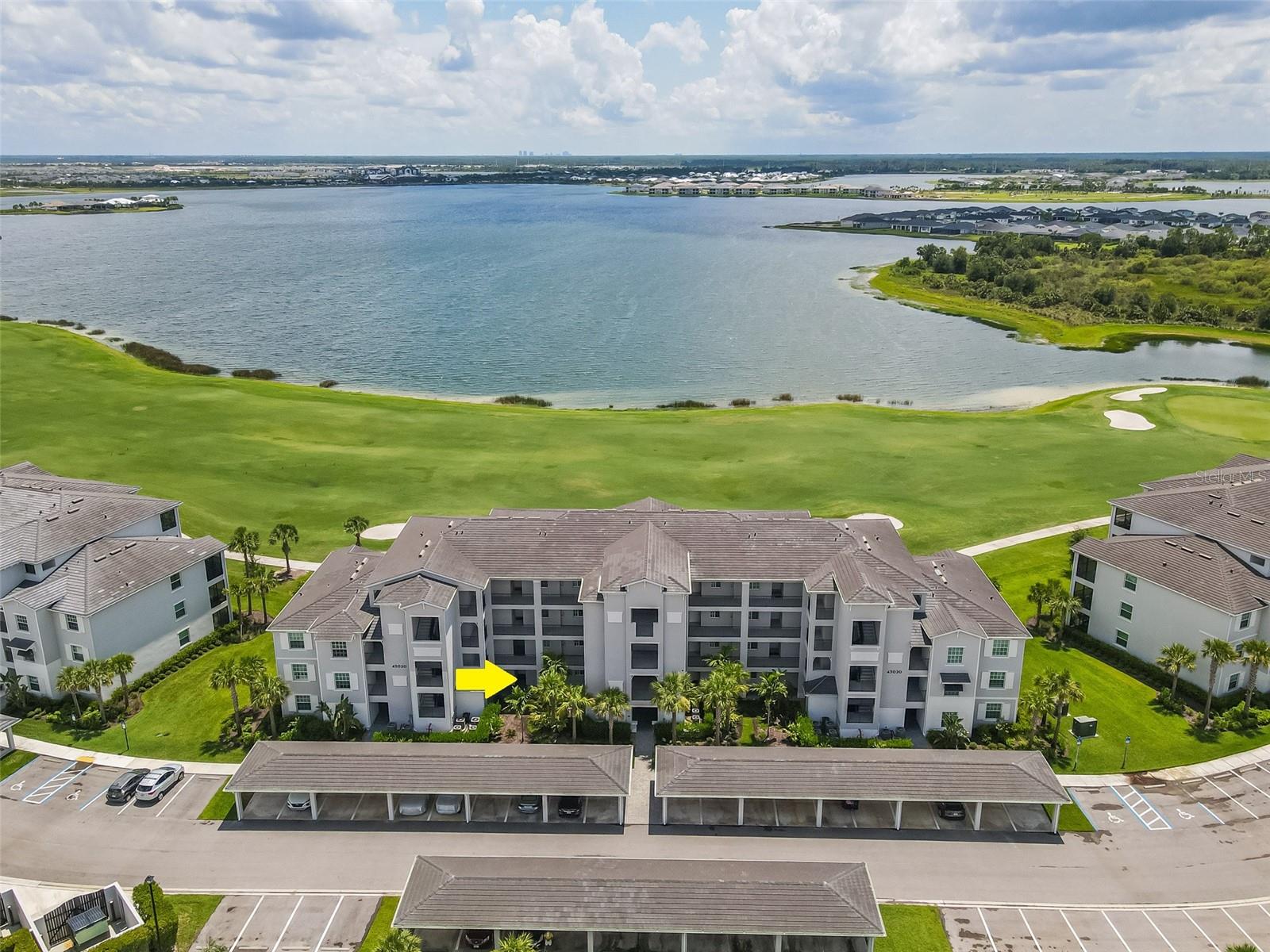 BEAUTIFUL TURN-KEY 2 Bedroom, 2 Bathroom, FIRST FLOOR condo located on the golf course at Babcock National. CLICK ON THE VIRTUAL TOUR LINK 1 FOR THE VIDEO AND VIRTUAL LINK 2 FOR THE 3D TOUR. This condo features a bright & open floor plan, tile flooring in the main living areas, crown molding, recessed & pendant lighting, golf course views and MUCH MORE! Entertain your friends and family in the spacious living room while whipping up family favorites in the kitchen. The kitchen offers ALL Stainless-steel appliances, granite countertops, plenty of cabinets for storage, and an island with a breakfast bar. The dinette off the kitchen has large windows for plenty of natural light. The spacious master suite has a walk-in closet and a private en-suite bathroom with a single sink vanity and a walk-in shower with glass door. The guest bedroom is a fantastic size with a built-in closet and bathroom with a shower/tub combo nearby. Start your day with a peaceful cup of coffee or unwind with your favorite evening beverage on the lanai while you enjoy the sunny Florida weather and view of the golf course. This unit has an assigned storage closet across from unit and assigned covered parking space. Babcock National amenities include a resort-style pool & lap pool, a tiki bar, tennis & pickleball courts, bocce ball, fitness center, full-service spa, formal dining room, Golf Course and gated entry to the community. Residents also have access to all the amenities of Babcock Rach. Schedule your showing TODAY!