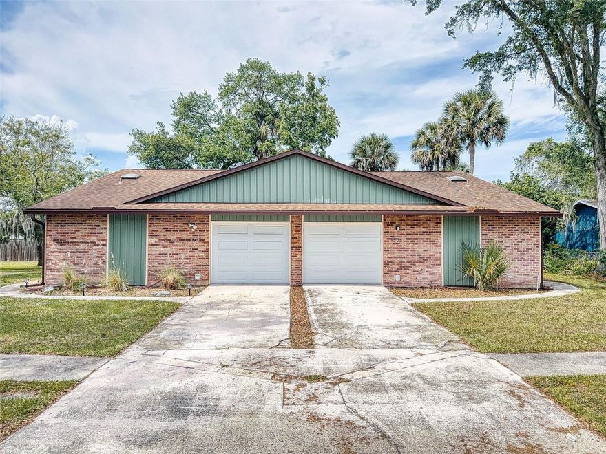 Rarely Available Opportunity to purchase BOTH sides of an extremely well maintained Duplex in Edgewater. Listing Also includes Parcel # 8403-09-00-0190. One side is currently rented and the other side is recently vacated. Both units have a 1 car attached garage and washer/dryer hookup. Interior of each unit features a large kitchen and updated bathrooms. Roof was replaced on both sides in 2014. Buyer MUST Purchase BOTH sides! No Flooding! New owner could live in one side ad rent the other or rent both sides.