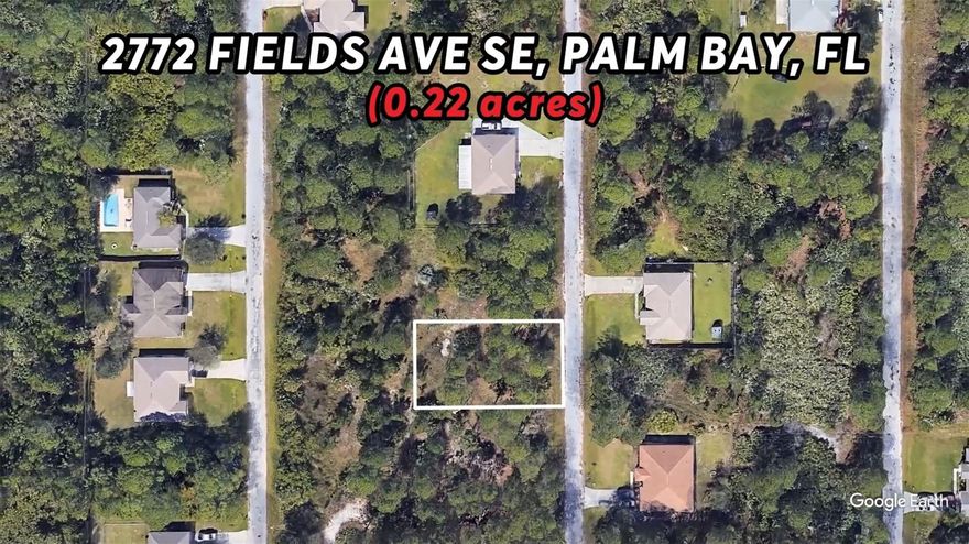 LOCATION LOCATION LOCATION!! Discover the perfect opportunity to build your dream home on this 0.23-acre vacant lot in Palm Bay, Florida, within the thriving Port Malabar community. The lot is currently uncleared and has NO HOA, allowing you to design your home and landscaping to your exact specifications! In a residential neighborhood surrounded by other houses, the lot offers a great sense of community. Palm Bay offers plenty of recreational opportunities, including nearby beaches, parks, and nature preserves. Located just 30 minutes from pristine beaches and less than two hours from Walt Disney World, this community combines convenience and tranquility. Enjoy peaceful surroundings and scenic landscapes in an up-and-coming neighborhood with new homes springing up. Conveniently situated under 10 minutes from a Publix. Near dining, shopping, golf courses, schools, the I-95, and Melbourne Orlando International Airport (MLB), this lot offers endless possibilities with no HOA restrictions. ADJACENT LOT ALSO FOR SALE!!!