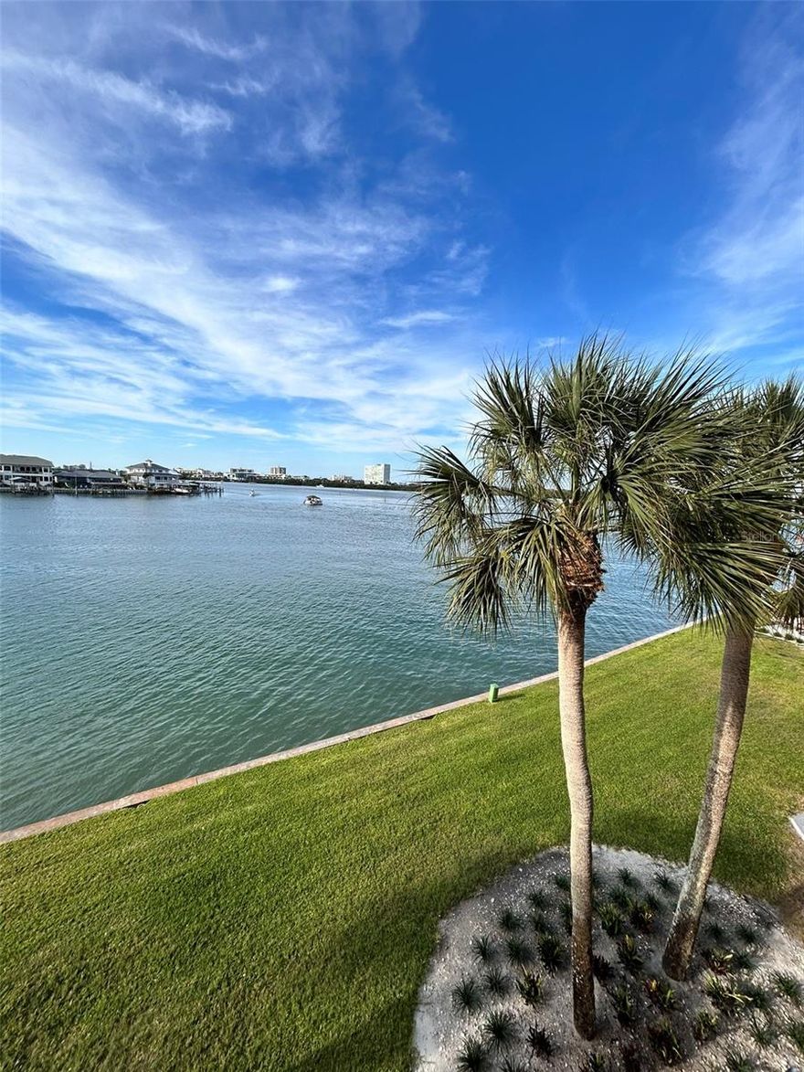 Stunning Waterfront Condo with New Hurricane-Impact Windows (2026)!

Experience the best of coastal living from this beautifully maintained 2-bedroom, 2-bathroom condo located on the 3rd floor, offering breathtaking panoramic water views from both the living area and primary bedroom. Wake up and unwind to the calming sights of the Intracoastal right from your own home. This residence features brand new hurricane-impact windows installed in 2026, providing peace of mind along with enhanced energy efficiency and crystal-clear views. Major systems have been thoughtfully updated, including a newer A/C unit and tankless water heater, making this home truly move-in ready. Inside, you'll find a warm and inviting interior with wood flooring in the main living areas and durable vinyl flooring in the bedrooms, combining style with easy maintenance. A custom-built bookcase adds both charm and functionality to the living space. Enjoy the convenience of an in-unit washer and dryer, along with access to an additional community laundry facility. The unit can also be offered furnished (optional), making it ideal as a turnkey primary residence or seasonal retreat. Located within a tranquil and quiet 55+ community, this residence offers a peaceful, resort-style lifestyle with a 3-month minimum rental policy, helping preserve the calm and residential atmosphere. One of the most exceptional features is access to a rare private beach, exclusively available to residents. Security is present to ensure that only authorized residents and guests, identified by special access tags, can enjoy this pristine stretch of sand, providing both privacy and peace of mind. Residents enjoy an impressive array of resort-style amenities, including three heated pools, a relaxing jacuzzi, and a grilling area, perfect for entertaining or simply soaking in the Florida sunshine. The community is known for its welcoming and social environment, with frequent events, gatherings, and potlucks, perfect for building friendships and enjoying an active coastal lifestyle. Residents also benefit from enhanced safety with regular security presence around the pool area. Despite its peaceful setting, the condo is just a short, easy stroll to Clearwater Beach, where you’ll find vibrant restaurants, charming beach shops, and entertainment, offering the perfect balance of serenity and convenience. Step outside and embrace true waterfront living in a friendly, vibrant community. This is your opportunity to own a slice of paradise, schedule your private showing today! Professional photos will be added soon!