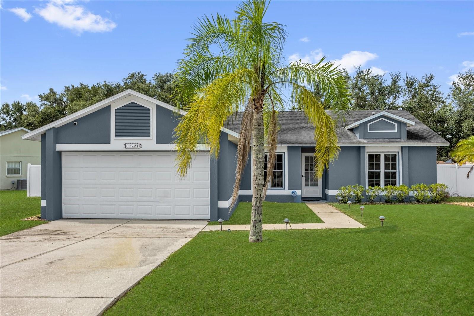 OPPORTUNITY KNOCKS in Siena Ridge! This 3 bedroom, 2 full bathroom home is freshly updated with BRAND NEW Vinyl Plank flooring and a BRAND NEW exterior paint job, setting the stage for its next chapter. Inside, the wide-open floor plan with soaring vaulted ceilings creates a spacious, inviting atmosphere. A screened-in back porch and fully fenced yard with classic white vinyl fencing offer the perfect backdrop for outdoor living, entertaining, or simply enjoying quiet evenings at home. Move-in ready yet brimming with potential, this home is a rare find—ready for you to add your personal touches and unlock instant equity. Nestled in the highly sought-after Siena Ridge community, you’ll love the oversized lots, low HOA, and unbeatable location just minutes from shopping, dining, major highways, and the lakes and rolling hills that make Clermont so special. Homes in Siena Ridge don’t last long—especially at this price. Don’t wait—schedule your showing today and seize this incredible opportunity before it’s gone!