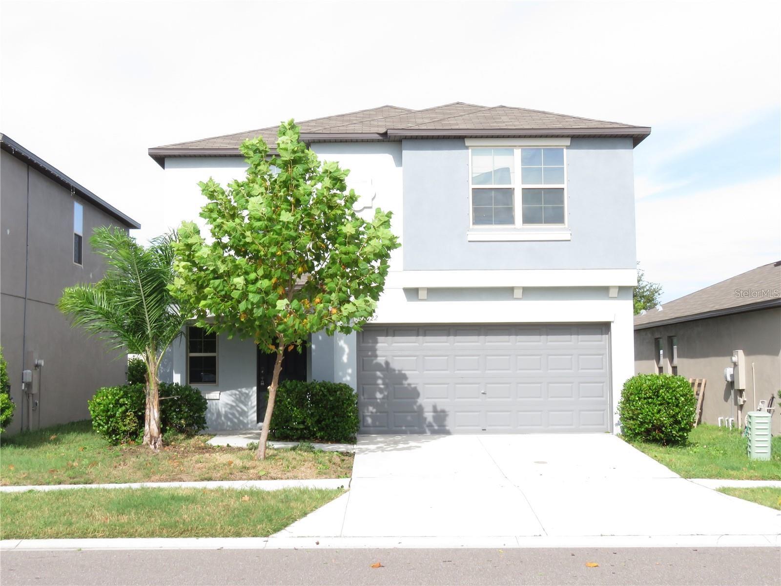 This is a large spacious home, has all five bedrooms upstairs plus an upstairs loft area, great for play area or study/office space. Downstairs has large living/dining combo open to kitchen. Two car garage with remote control access. All kitchen appliances included plus full-size washer and dryer. Granite countertops, ceiling fans throughout, hall bath has double vanity. Community has pool and parks, easy access to I-75 and close to Riverview, Brandon ..etc.
