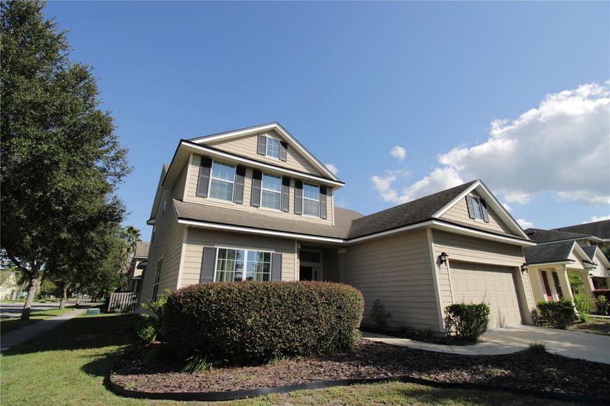 8225 NW 53rd Terrace, Gainesville, FL 32653 – For Rent
Experience elegant living in this stunning 5-bedroom, 3.5-bath two-story home located in the highly sought-after Weschester Subdivision. Boasting updated flooring throughout and vaulted ceilings, this home perfectly blends modern updates with timeless design.
Upon entry, you’ll find a bonus room and formal dining area that flow seamlessly into a spacious kitchen featuring 42-inch upper cabinets, granite countertops, stainless steel appliances, and a breakfast bar. The adjoining dining area overlooks the covered rear patio, offering a peaceful space for entertaining or relaxing outdoors.
The downstairs also includes a half bath, laundry room, and a primary suite with a luxurious en-suite bathroom showcasing a garden tub, walk-in shower, and generous walk-in closet.
Upstairs, you’ll find four additional bedrooms and two full bathrooms. Two of the bedrooms are connected by a Jack-and-Jill bathroom, complete with a sink entering from each bedroom, a private toilet area, and a walk-in shower—ideal for family or guests.
Additional features include a 2-car garage with brand-new epoxy flooring and access to community amenities such as a pool, sidewalks, street lights, playground, park and scenic ponds.  Brand New HVAC installed June 2025; New Refrigerator, New Flooring Throughout, Lawn and Pest Control included.