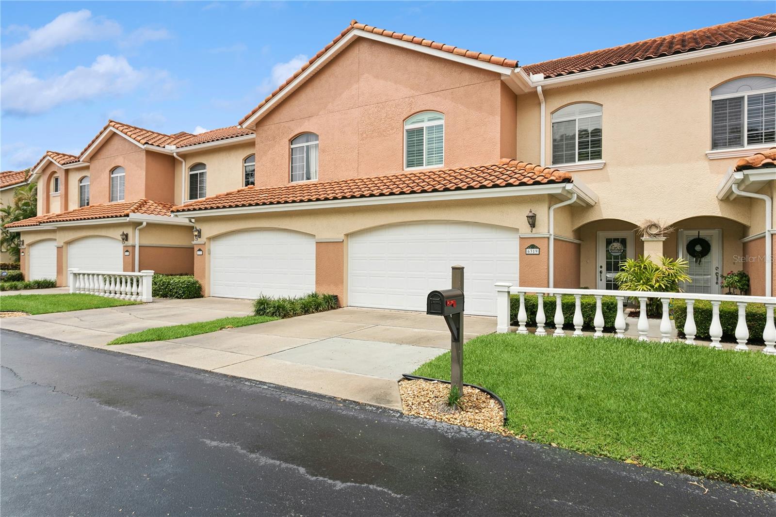 *NO FLOOD OR WATER DAMAGE FROM HELENE OR MILTON. This property is also listed for sale (U8242075). Welcome to Villas Del Verde, an exclusive gated townhome community nestled in a NON-FLOOD ZONE alongside the picturesque Pasadena Yacht and Country Club's golf course. Conveniently located just minutes away from downtown St. Pete, pristine beaches, and the charming artistic enclave of Gulfport, this Mediterranean-style community boasts 62 meticulously designed townhomes. Step into this impeccably maintained, spacious 3-bedroom, 2.5-bath townhome featuring a 2-car garage with new hardware and an inviting open-concept floor plan flooded with natural light. The main level greets you with a formal dining room adorned with tray ceilings and a generously sized living room showcasing elegant engineered hardwood floors. The kitchen is a chef's delight, boasting freshly painted solid wood cabinets, stainless steel appliances, brand-new granite countertops, and a striking custom backsplash. A newly revamped eat-in kitchen area, complete with additional cabinetry and a functional desk, offers ample storage space. Step outside onto your private back patio, equipped with a newly installed motorized screen, overlooking the pristine pool area—an ideal spot to savor your morning coffee. Upstairs, retreat to the spacious primary bedroom, boasting two large walk-in closets, an ensuite bathroom with dual sinks, a luxurious soaking tub, a walk-in shower, and your very own private balcony—an oasis of relaxation and tranquility. Two additional bedrooms, a full bath, and a convenient laundry closet complete the second floor, ensuring comfort and convenience for all residents. Additional features include a new water heater installed in 2023 and HVAC system replaced in 2022, ensuring efficiency and comfort year-round. This lovely property offers you a rare chance to live in one of Tampa Bay's finest communities! Make it your temporary home today!