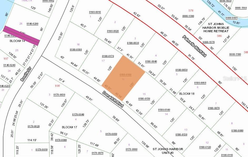 ST JOHNS HARBOR SUB - Land