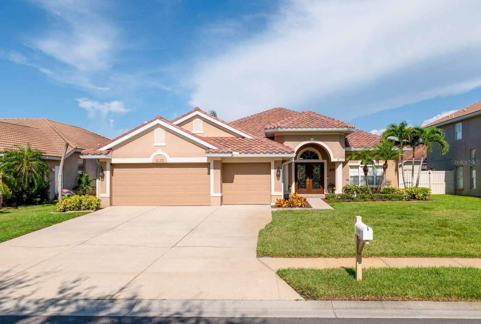 Welcome to your dream home on the beautiful west coast of Florida!
Step into this inviting and spacious 4-bedroom, 3-bath, 3-car garage pool home located in the highly sought-after gated community of Mandalay, perfectly nestled near both Manatee and Sarasota counties.
This home has been meticulously updated in 2025, giving you peace of mind and ultimate value. The updates include a new $75K Tile Roof, new gutters and Nuvis solar pool heater roof panels, a new Hayward Star-Clear Plus pool filter, a new variable speed pool pump, new water heater, and in 2024 a new washer and dryer. The benefits of these updates include lower insurance costs and added curb appeal, energy-efficient pool heating, and worry-free maintenance. Move-in ready convenience!
Live in over 2,200 sq. ft. of living space, all on one level, with no stairs to climb! Enjoy an open, light-filled floor plan with a formal dining room, a spacious kitchen with solid surface counters, ample storage, and a cozy breakfast nook.
The luxurious spa-like primary suite is your personal retreat featuring a garden tub, walk-in shower, and dual sinks with granite countertops.
Outside, your own private Florida paradise awaits. The saltwater pool with a huge screened-in lanai is perfect for entertaining. A bathroom is conveniently located with direct access to the lanai.
The fenced backyard is ideal for pets, play, or your dream garden.
Mandalay is a gated community with a prime location close to world-famous beaches, shopping, dining, golf, and I-75 for easy commuting.
This home truly offers peace of mind with many updates, a modern layout, and an unbeatable location. Schedule your private showing today and make this Florida lifestyle home yours!