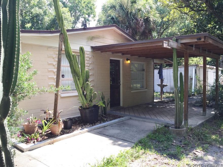 Best little 1 bedroom retreat in NSB. Large yard for parking all your toys. Large out building for storage. Maximum occupancy two. Now accepting applications at 386-402-9500.