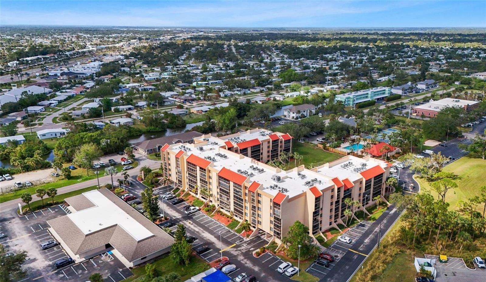 A great buy in a wonderful community. This one bedroom open floor plan unit needs a bit of updating but can be your Florida getaway or a very affordable residence. The community is active with events, tennis, shuffleboard and a spacious pool. Fees include water and sewer! The unit comes completely furnished. The complex is secure- all residents have a fob for entry to exterior doors.