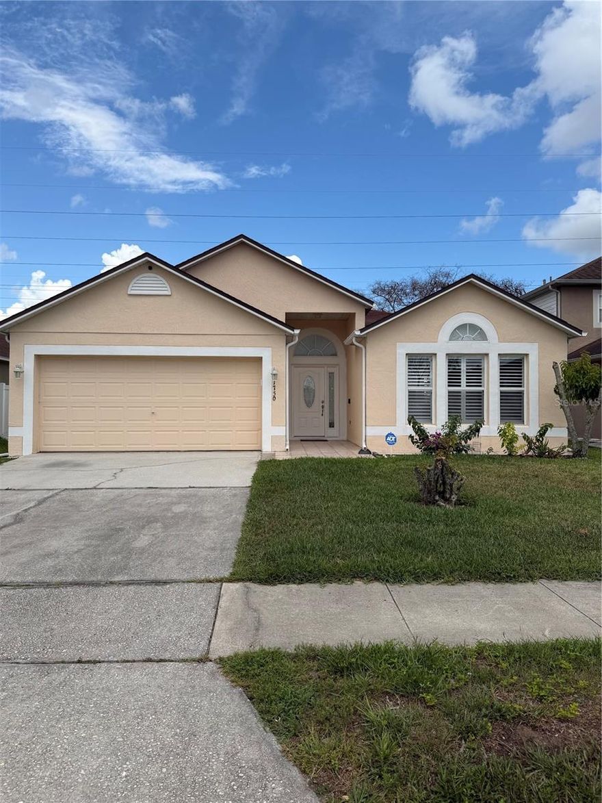 Welcome to this beautifully maintained 4-bedroom, 2-bathroom home offering 1,874 square feet of comfortable living space and a 2-car garage, perfectly located in the heart of East Orlando. This move-in-ready residence features updated laminate flooring throughout, providing both style and peace of mind. The spacious layout offers a seamless flow between living, dining, and kitchen areas—ideal for both everyday living and entertaining. The kitchen is equipped with stainless steel appliances, all included, along with a washer and dryer for added convenience. Enjoy a prime location just minutes from local supermarkets, schools, and retail centers, making daily errands effortless. For those who love entertainment and travel, this home is approximately 15 minutes from Walt Disney World, 20 minutes from SeaWorld and Universal Studios, 20 minutes from Orlando International Premium Outlets, and 25 minutes from Orlando International Airport. This home offers the perfect combination of comfort, convenience, and location—ideal for families, first-time buyers, or investors alike.