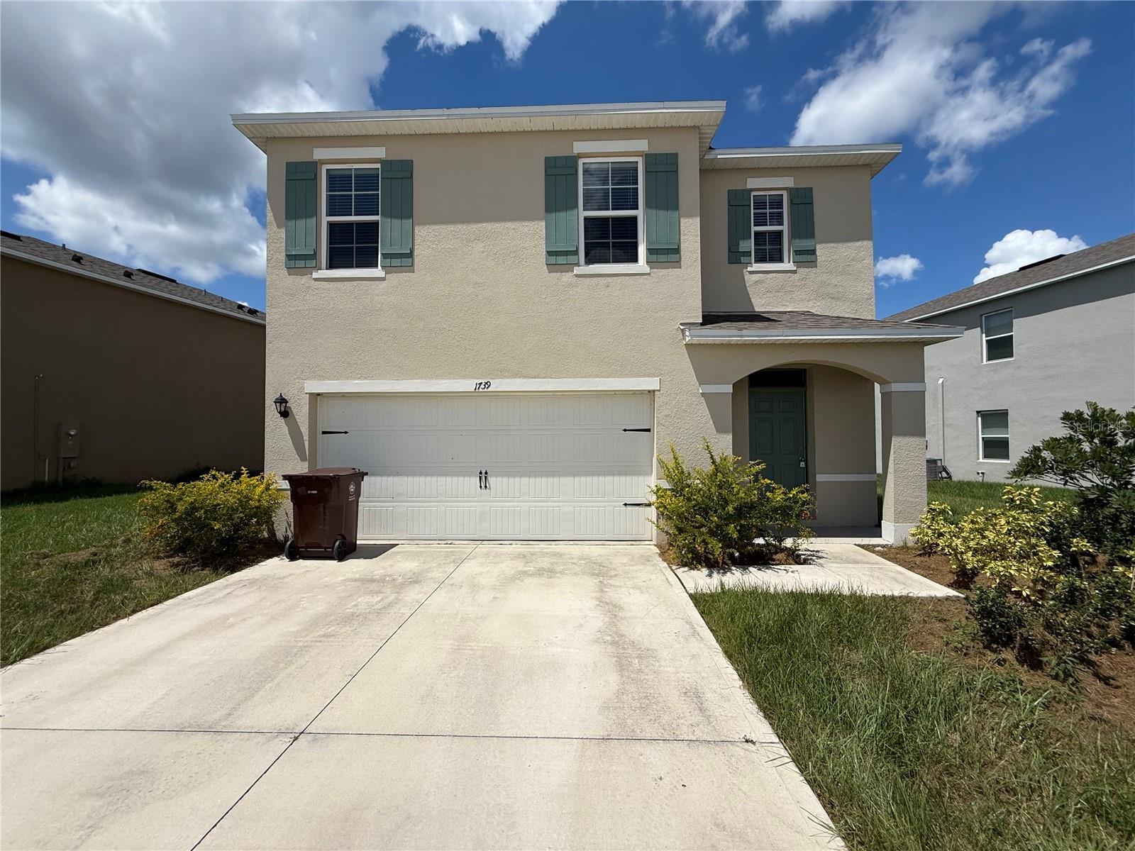 Beautiful and spacious 5-bedroom, 3-bathroom home located in a prime area near Disney! This property offers an ideal layout with four bedrooms upstairs, one bedroom on the main floor, and a flex room on the second floor, perfect for a home office, study, or entertainment space. The owner's suite features a spacious walk-in closet, providing comfort and privacy. Built with block-on-block construction and pre-wired as a smart home, this property combines quality and modern technology. The open-concept kitchen comes equipped with stainless steel appliances, a central island perfect for gatherings, and plenty of storage space. Enjoy the large backyard, ideal for peaceful mornings or spending time outdoors. The home is also conveniently located just minutes from I-4, grocery stores, schools, restaurants, and major attractions like Disney. As part of a resort-style community, you’ll have access to a beautiful community pool and other recreational amenities. Don’t miss the opportunity to make this home yours—schedule your private showing today!