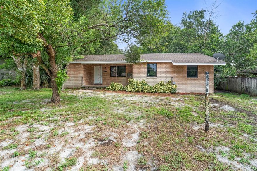 This DeBary home offers space, flexibility, and original charm—ready for your vision and updates. Featuring a classic stucco brick exterior, large covered entry, and fenced backyard, the property reflects character not often found in newer homes. Inside, the layout includes multiple living spaces plus dining area, a and a garage conversion that can serve as an additional bedroom, office, or flex space. With a thoughtful renovation, the floor plan could easily be reconfigured into a 4-bedroom, 2-bathroom design. This home provides an excellent opportunity for buyers seeking to restore and personalize a home with classic features. Ideally located near I-4, SunRail, Gemini Springs Park, golf courses, shopping, and dining, this property combines small-town charm with quick access to Orlando and Daytona Beach.