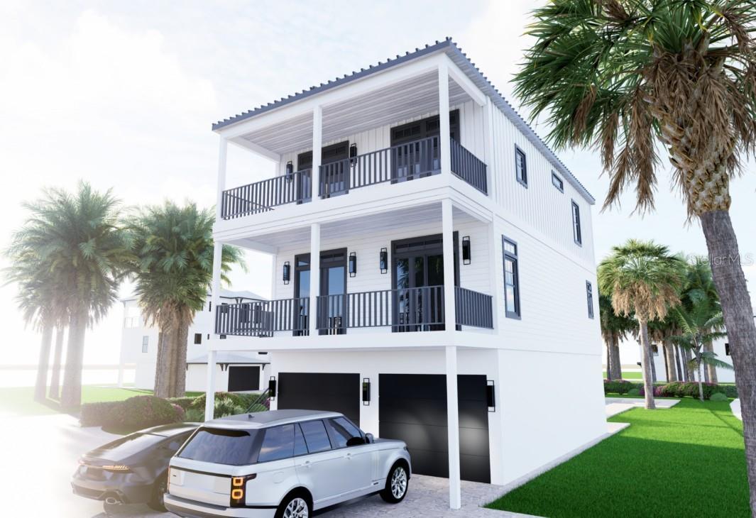 Pre-Construction. To be built. Storm Ready Coastal Home- Move in within 6 months. Welcome to the Battery Point Model – Your Perfect Beach Retreat! Looking for a high-performing AirBNB property? Look no further! Welcome to the Gulf Breeze located at 2006 Gulf Blvd in Indian Rocks Beach. Specifically designed by SeaSafe Homes for maximum ROI, this stunning property is an ideal investment opportunity! Key Features: • 4 bedrooms and large family room with the ability to have a pull out couch. • Massive Chef’s Kitchen: The open kitchen, complete with an expansive eat-in island, is the perfect place to create lasting memories over breakfast or dinner. • Spacious Great Room: With ample seating for up to 10 people, the great room opens up to the main-level balcony, which overlooks your very own outdoor oasis. • Outdoor Paradise: Enjoy the large pool area with plenty of room for lounging and yard games. The entire space is enclosed for privacy and beautifully landscaped with lush palms and plants. • Covered Areas for getting in the shade and still being part of the action • Prime Location: Situated just steps from the beach and within walking distance to some of the best restaurants in Indian Rocks Beach, the Gulf Breeze ensures you're never far from great dining and activities. Built to Last & Designed for Comfort: • Storm-Resistant Design: Built elevated on a deep piling foundation to withstand storm surges, and wind-rated to 180 MPH for added peace of mind. • Durable & Stylish: The exterior is clad in Hardie siding with a metal roof, combining beauty with durability. Energy efficient designed to be NET ZERO READY. • Ample Parking: With 3 garage spaces plus additional on-site spots, guest parking is never an issue. • 10-Year Structural Warranty: Every SeaSafe Home comes with a 10-year structural warranty, providing long-term confidence in your investment. Optional elevator and other finish levels available. Financing available to investors through SeaSafe Capital. Utilizing our off-site building methods we are able to build a home with masonry lower level Faster, Safer, and Smarter. As a local team that owns homes on the Barrier Islands, we know what it takes to create a safe, beautiful, and profitable property. Whether you're looking for the perfect vacation spot or a high-performing AirBNB investment, the Battery Point is designed to deliver the best in both comfort and return. Don't miss out on this incredible opportunity to own a piece of paradise!