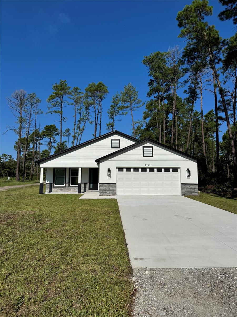 Location, Location, Location – Mt Dora!
Wow – check out this beautiful brand-new 3 bedroom, 2 bath home located right off Wolf Branch. With 1,500 sq. ft. of living space (2,224 sq. ft. under roof), this thoughtfully designed home features a desirable split floor plan and an open concept layout, perfect for both everyday living and entertaining.
Step inside and you’ll love the spacious kitchen, complete with sleek quartz countertops, a large island with seating, and brand-new appliances. The bright living and dining area, finished with stylish laminate flooring, flows seamlessly together for easy gatherings with family and friends.
Relax in your private master suite, featuring a spa-like bath with dual vanities, a large walk-in shower, and beautiful tile flooring.
Outside, enjoy a backyard offering quiet evenings or weekend get-togethers. And don’t forget the attached two-car garage, giving you both convenience and extra storage.
Best of all, no HOA!
This home is tucked away in a quaint neighborhood yet perfectly convenient—just 2.5 miles from historic downtown Mt. Dora, home to 30+ annual festivals, shops, and dining. Commuters will love the quick access to SR 46 and the 429 Connector, making Orlando, theme parks, sports venues, and concerts an easy drive. For nature lovers, boating the Harris Chain of Lakes, St. Johns River, or even a quick trip to Florida’s beaches are all within reach.
? Come home to this beautiful new 2025-built Mt. Dora home—yours to enjoy today!