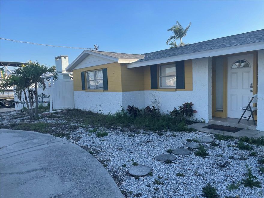 Short Sale. Nestled in Apollo Beach, this charming waterfront home enjoys a prime location with its own private entrance. Featuring three bedrooms and two baths, with no HOA or CDD restrictions, it grants complete freedom for your vision. The roof, renewed just three years ago, offers peace of mind. Conveniently located near restaurants and shopping centers, it includes private boat access. While the property had  water intrusion during Hurricane Helena in 2024, it stands as a superb opportunity for investors to renovate and unlock its full potential.