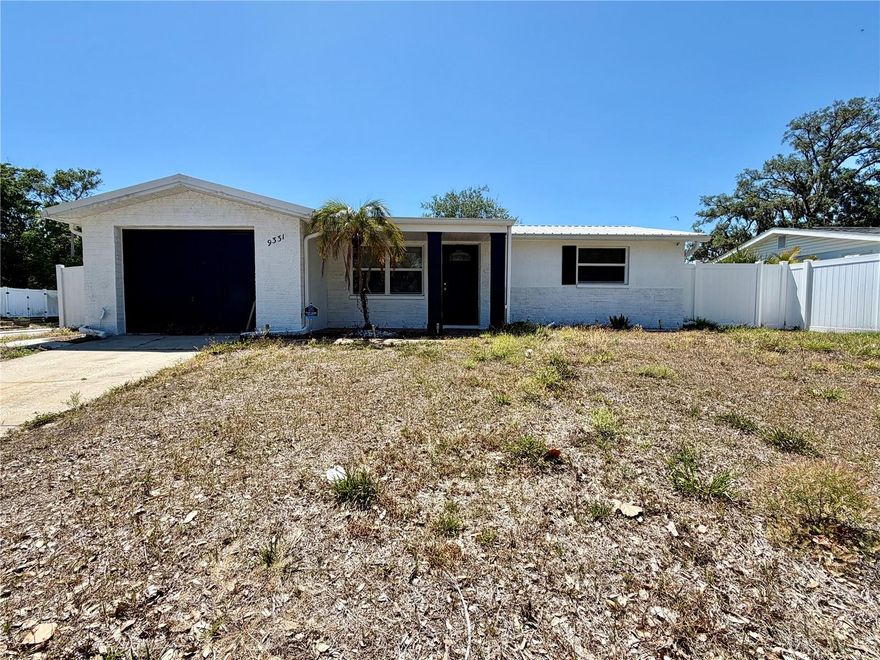 Short Sale. SHORT SALE. Incredible opportunity to own a pool home in a prime location. Newer luxury vinyl floors, AC 2024, metal roof. Vinyl fenced corner lot. Gorgeous granite countertops in the kitchen. The home has a transfer switch that is hard wired for a GENERATOR HOOKUP. The converted garage is perfect for an at-home office or can be used as a third bedroom OR has its own private entrance for a relative or guest. Excellent outdoor space with pavers around the pool and a large yard. House being sold strictly AS IS.
