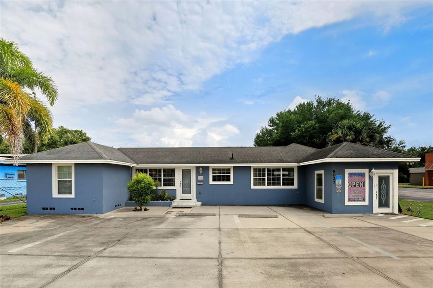 Opportunity is Knocking! Rarely does a property like this come along—zoned C-1 commercial and offering endless possibilities for live/work convenience. Perfectly situated near Orlando’s International Airport Corridor, this lakefront property is ideal for owner-operators or investors seeking a versatile space. Bring your vision to life with options for personal services such as salon, spa, wellness, fitness, esthetics, or professional services like consulting, accounting, insurance, real estate, law, or medical practices (doctor, dentist, veterinarian, etc.). Creative uses abound—day care, elder care, tutoring, yoga studio, pet care, landscaping, security, or even a boutique retail concept. Whether you’re looking for a unique home-based business setup or a flexible investment, this property is brimming with potential. The opportunities here are nearly limitless!