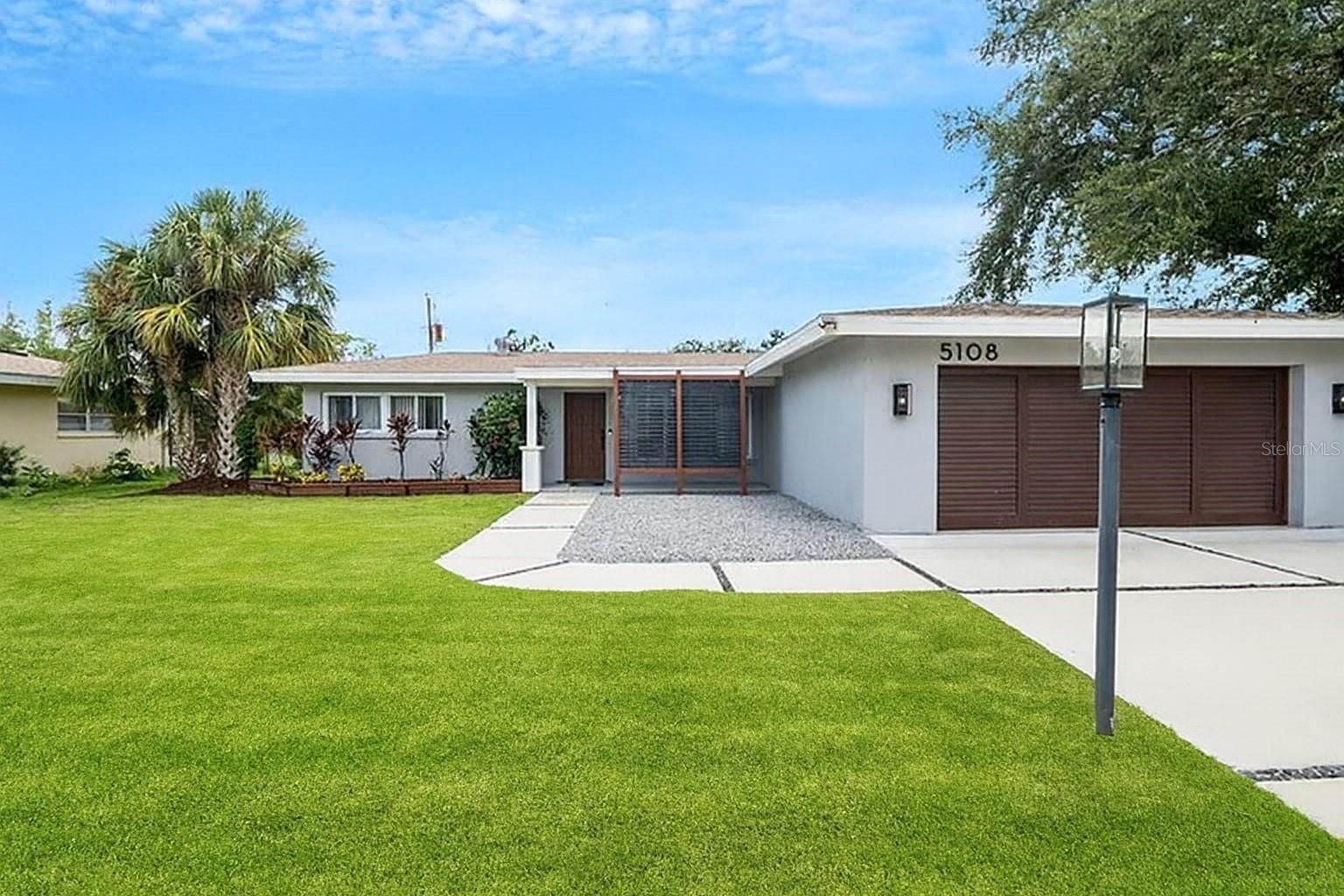One or more photo(s) has been virtually staged. NO HOA or CDD fees!
A renovated 3-bedroom, 2-bath home ideally located in the desirable De Soto Country Club Colony community in Sarasota.
This single-story block construction home sits on a spacious 9,191 sq ft lot with mature landscaping and a wide driveway leading to a two-car garage. Inside, you’ll find an open, light-filled layout with updated flooring, modernized bathrooms, and a tastefully refreshed kitchen equipped with stainless steel appliances and granite countertops.
Enjoy outdoor living in the good size backyard, perfect for relaxing or entertaining.
Located just minutes from Palm Aire Country Club, University Town Center Mall, I-75, beaches, and top-rated dining, this home combines quiet neighborhood living with unbeatable convenience.