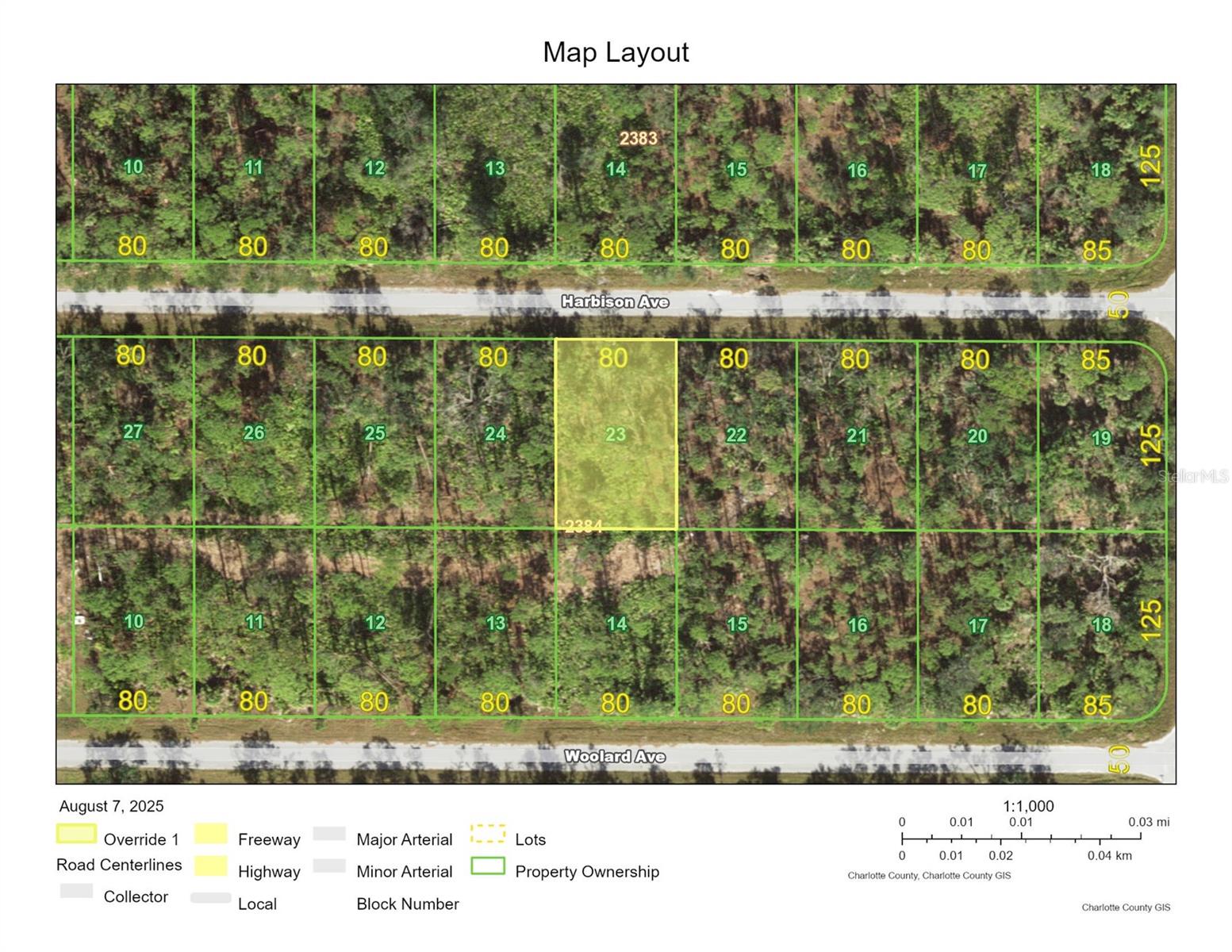 Welcome to your opportunity to own a spacious 10,000 square foot lot in the heart of Port Charlotte, Florida. Measuring approximately 80 feet wide by 125 feet deep, this vacant residential parcel offers ample space to design your ideal Florida retreat, complete with room for a private pool, additional garage, or outdoor living area to enjoy the sunny Gulf Coast lifestyle.
Situated in a designated flood zone, this lot invites thoughtful design with elevated construction that not only meets local building codes but also enhances the long-term value of your home. The property requires both a well and septic system, offering independence from municipal utilities and the flexibility to customize your setup. Setbacks and other building requirements are governed by Charlotte County zoning guidelines, making it important to work with your builder to understand the parameters and take full advantage of the generous lot size. According to the official Charlotte County GIS map, this property is not located in a scrub-jay zone, streamlining the permitting process and avoiding additional environmental restrictions.
One of the biggest advantages of this lot is that it comes with no HOA fees or restrictions, giving you the freedom to build, modify, and enjoy your property without oversight. Located in a quiet residential area, you’re just a short drive from some of the best attractions Southwest Florida has to offer. Port Charlotte is known for its laid-back lifestyle, world-class fishing, and easy access to Charlotte Harbor and the Gulf of Mexico. Nearby amenities include waterfront parks, boat ramps, nature trails, golf courses, and shopping and dining at Port Charlotte Town Center and Fishermen’s Village in Punta Gorda. Whether you're building your forever home, a seasonal getaway, or a smart investment property, this lot offers the perfect blend of location, flexibility, and Florida charm.