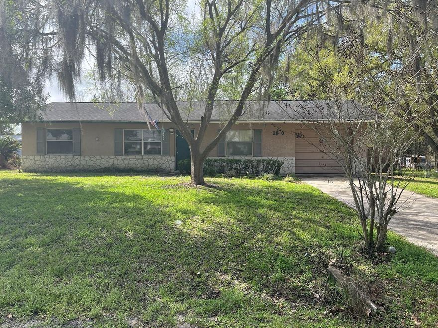 Ranch style home with 3 bedrooms and 1.5 bathrooms. Ready for upgrades.