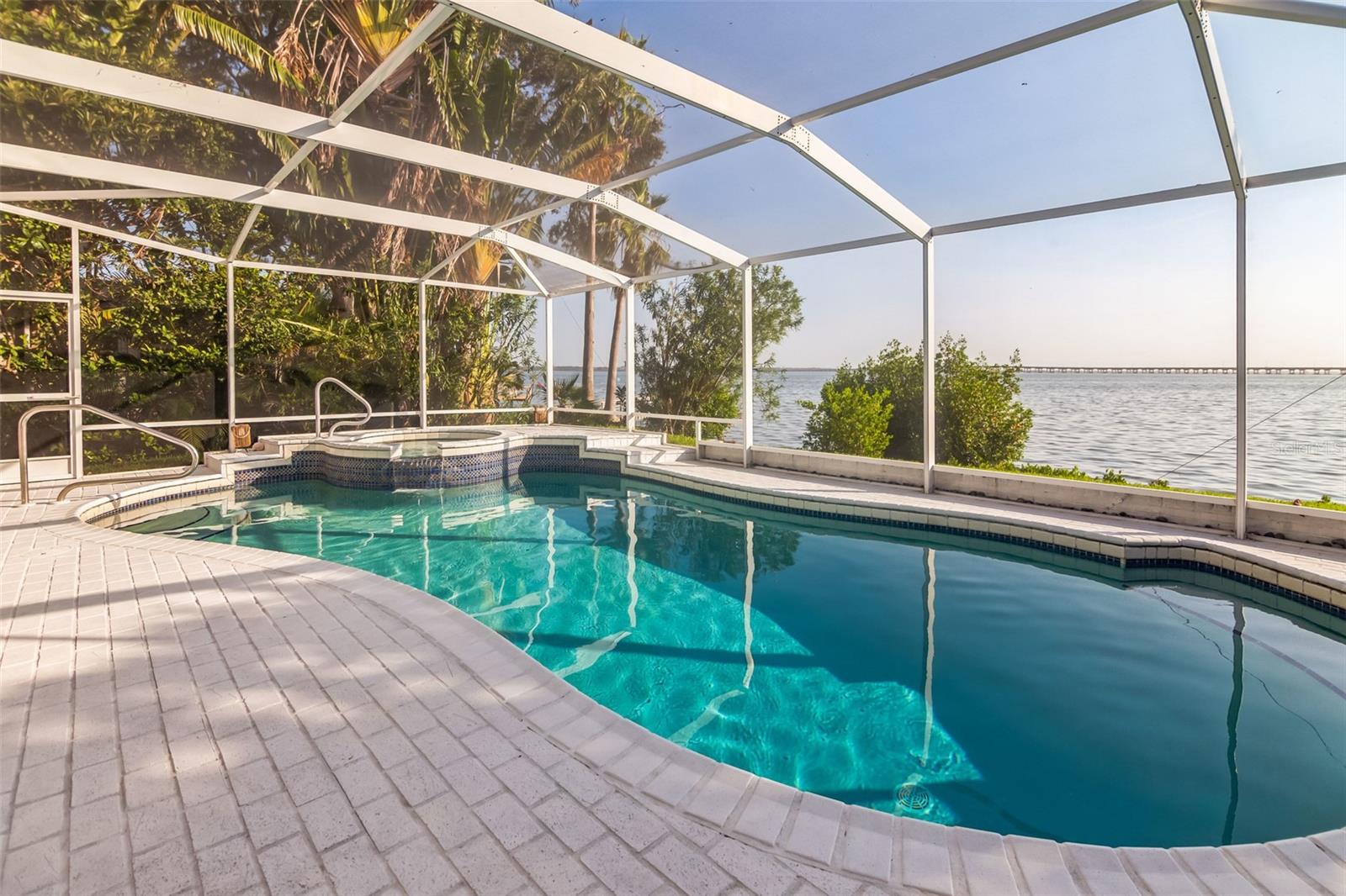 Available now! New Monthly Rental, Fully Furnished with all Utilities Paid. Electric, water, cable, internet, pool maintenance and landscaping are covered. Stunning Sunrises and panoramic waterfront views, this stay is your calling for a relaxation getaway or temporary stay. Relax with the whole family at this coastal retreat on the Gulf in Clearwater, Florida.
Located near the St.Pete/Clearwater Airport or minutes from Tampa Airport.
Nearby Golf Course, kayaking and minutes from the sandy beaches.
Open concept with panoramic views from the living room and kitchen on the first floor. Fully equipped chefs kitchen, large island and dining room that seats 8 and additional bar seating.
A pair of bedrooms on the first floor private queen size room with picture window, and another room with attached full bathroom that provides sleeping for up to 4 guests with a bunk bed (full on the bottom/twin up top) and a futon.
Upstairs you will find a grand primary bedroom, full bathroom with bath tub and a large walk in closet. The views from the second story are breathtaking. Walk out to your second story balcony to enjoy the beautiful sunrise. Plus another second upstairs bedroom with a comfortable queen bed and access to the second story balcony.
Enjoy a swim in the heated pool and spa, lot of space for outside grilling, fishing, or relaxation.
**2 small pets allowed (under 35 lbs)**