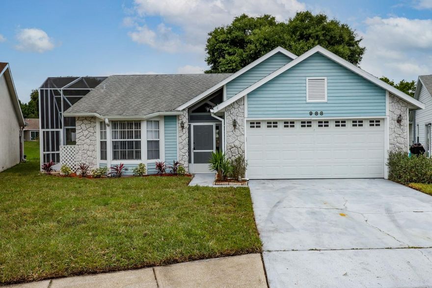 This light and airy 3 bedroom, 2 bathroom pool home has a newly painted interior from floors to ceilings. New carpet throughout. Refrigerator, stove, microwave, and dishwasher are new. New landscaping, sod, and sprinkler system allows you to be the best looking yard on the street. The pool has just been resurfaced and the deck repainted. Pond front. Desirable cul-de-sac. Close to I95, US1, restaurants, and shopping. Will not last long. All information intended to be accurate but is not guaranteed. ;Water: City