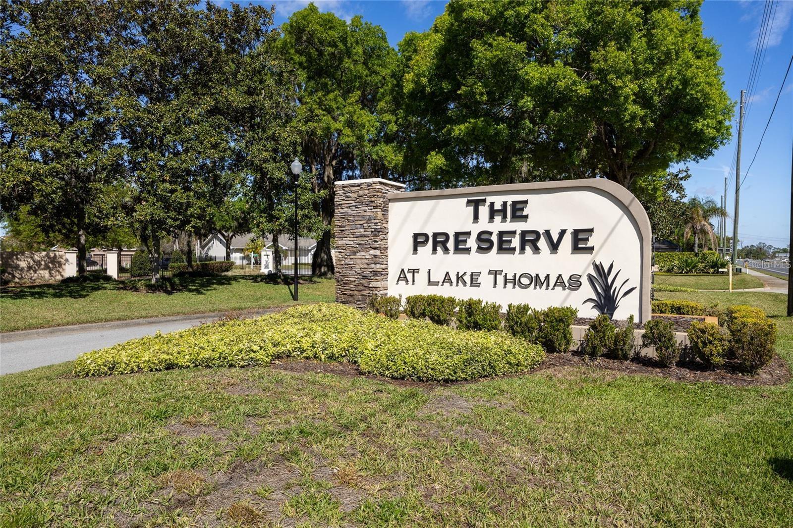 PRESERVE AT LAKE THOMAS - Residential