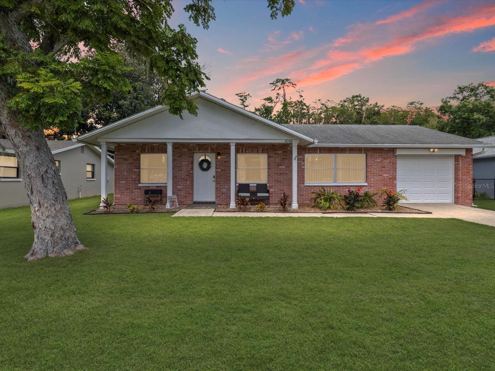 Welcome to this charming 2 bedroom, 2 bathroom home located in the quiet community of Park Lake Estates. Featuring nearly 1,400 sq. ft. of living space, this property offers a bright and open floor plan with a spacious living/dining room and a large family room. The kitchen provides ample cabinet storage and a convenient layout. Both bedrooms are generously sized with plenty of closet space, and the primary suite includes its own private bathroom. Enjoy the peaceful water views from your backyard, where you can relax and take in the serene setting. The property sits on a nicely sized lot with mature landscaping and includes a one-car garage for added convenience. With no HOA, you’ll have the freedom to make this home truly your own.
Located just minutes from shopping, dining, medical facilities, and Florida’s beautiful Gulf beaches, this home is the perfect blend of comfort and convenience. Don’t miss your opportunity to make it yours!