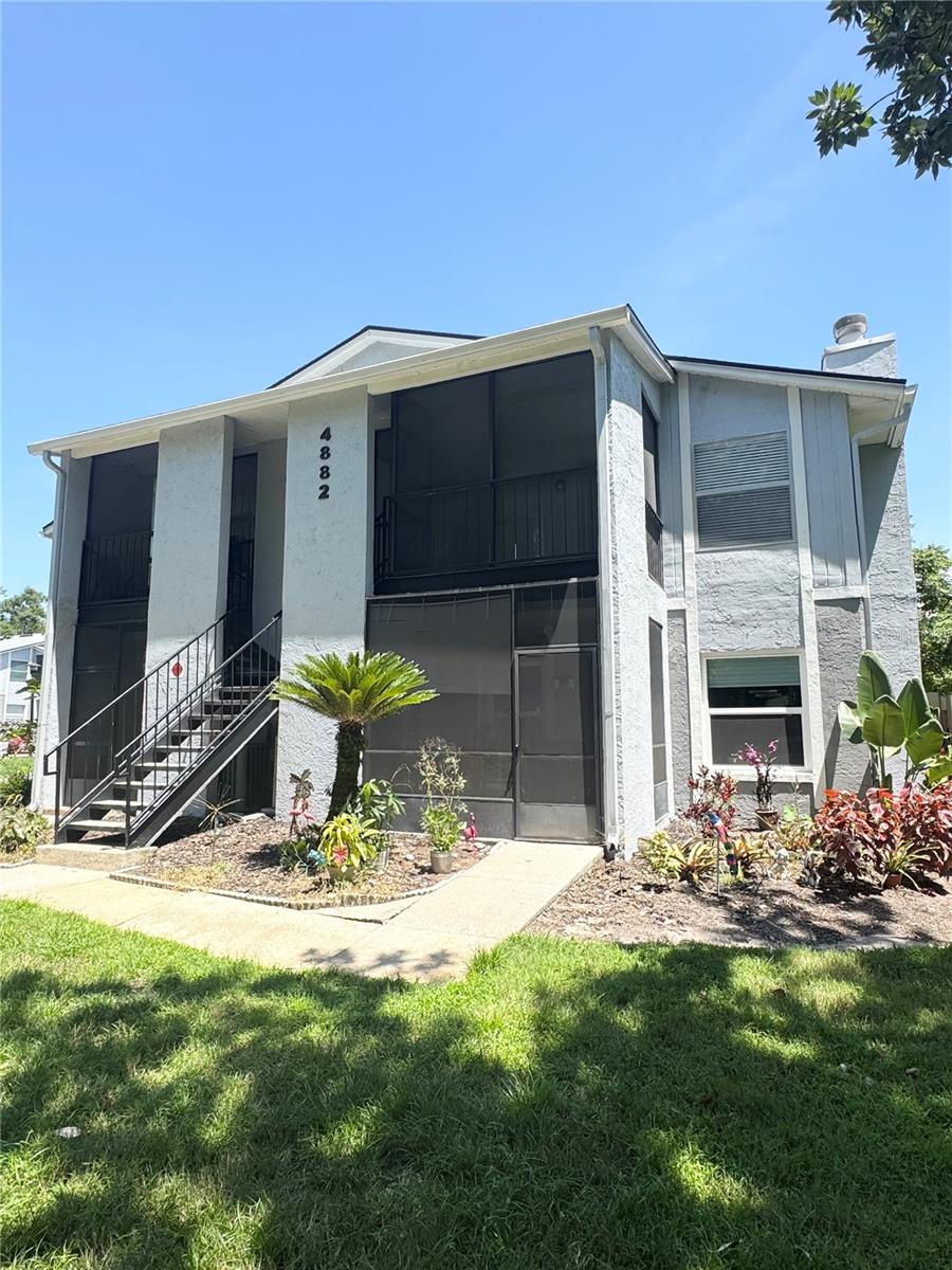 Step into this beautifully renovated 2-bedroom, 2-bathroom condo in the Southbrooke community! Featuring a brand-new kitchen with full kitchen appliances, modern countertops, and stylish cabinets, this home is both functional and elegant, with a brand-new washer and dryer. Enjoy the warmth of a wood-burning fireplace in the spacious, open floor plan. With its prime location just minutes from the airport, top restaurants, shopping centers, and major highways, convenience is at your doorstep. Don't miss the chance to make this stunning property your home sweet home!