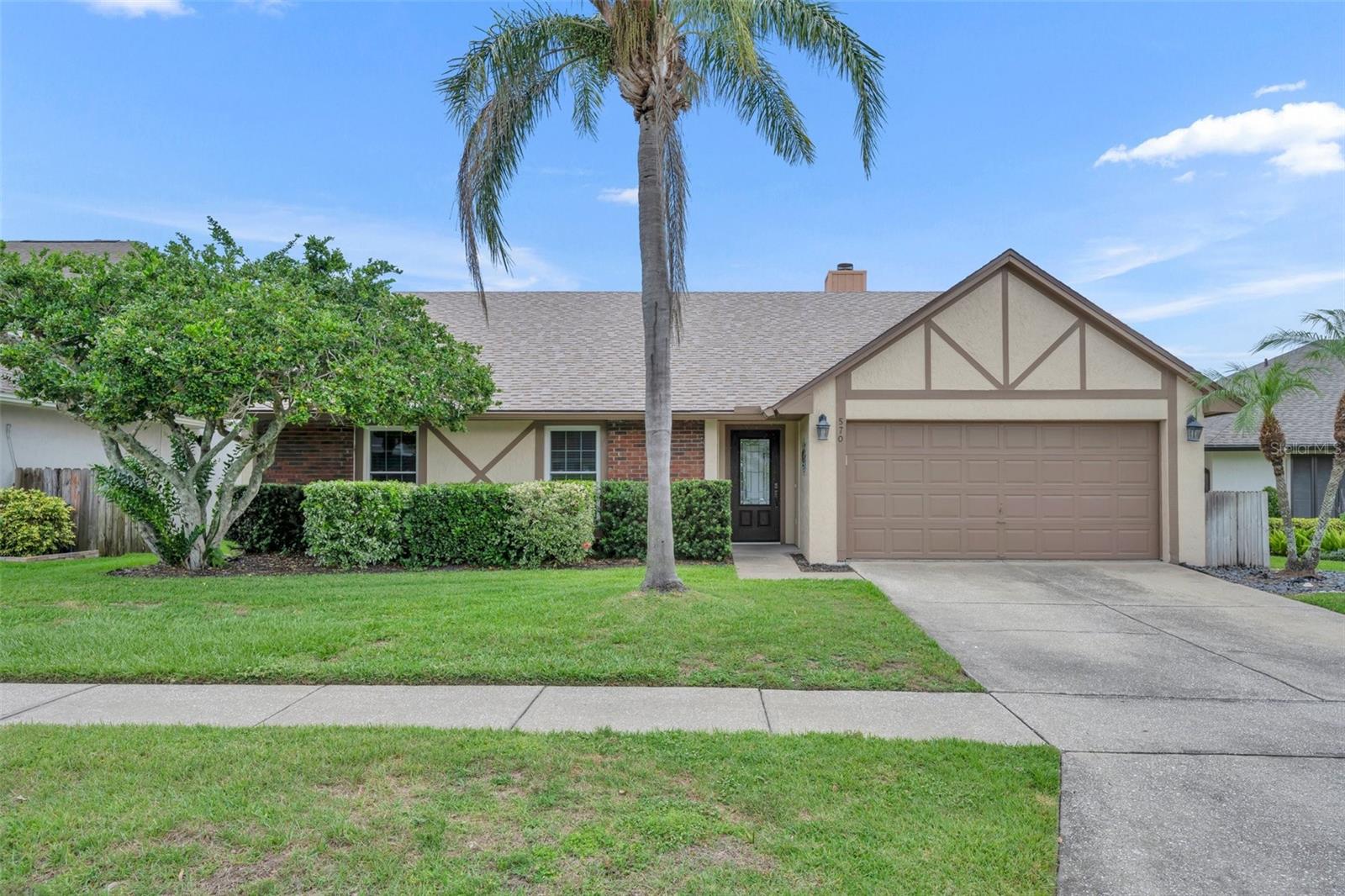 Welcome to this fantastic lakefront home situated in the heart of Lake Mary’s Crossings community …and just minutes to great shopping and restaurants as well as the local schools! This property has been wonderfully updated and has so much to offer… As you walk in the front door you will be amazed by the tremendous living area with vaulted ceilings and wonderful water views; The large kitchen also has water views as well as extensive cabinetry, a good size closet pantry and a new dishwasher (2022). New vinyl plank flooring (2021) offers easy care and a fantastic look the living areas and bedrooms. Adding to that, the interior walls were just painted throughout… and the exterior was painted in 2019. Charming beach seating in the dining room offers lots of eat-in design possibilities. Good size guest bedrooms… And you’ll love the master suite with a walk-in closet, dual vanities, and redone master shower (2019). Simply lovely screen-in porch is another area that extends your living space to the outside with even better views of Lake Breeze. And not to forget the fenced-in yard that offer lots of play area. NOTABLE IMPROVEMENTS - New Roof (2022), New Windows (2017), New Front Door (2017), Replumbed (2016), New Hot Water Heater (2016) and New AC (2014). Move right into this gem!