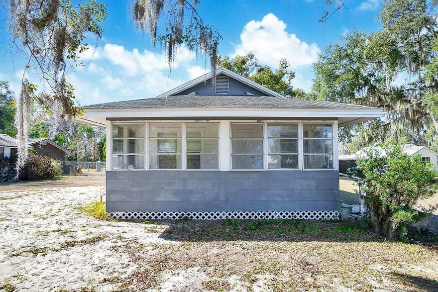 One or more photo(s) has been virtually staged. Move-in ready! This 2-bedroom, 1-bath home offers 1,082 square feet of comfortable living space.  Brand new (2026) flooring throughout the entire home that gives it a fresh, modern feel. Enjoy peace of mind with a brand-new septic system and tankless hot water heater, both installed in 2026. The enclosed front and back porches provide versatile bonus spaces perfect for relaxing or entertaining. A fully fenced backyard offers privacy and room for pets or outdoor gatherings. NO HOA! This property also features quick and easy access to I-4, making commuting a breeze. Whether you're a first-time buyer or downsizing this home is ready for its next owner!