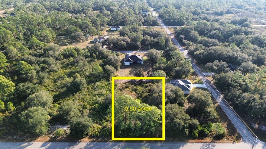 Half-Acre Residential Lot – Spacious Homesite with Endless Potential! Exceptional opportunity to own a 0.50-acre (approx. 21,780 sq ft) residential lot in a growing and desirable area of Southwest Florida. This generously sized property offers plenty of space to build a custom home with room for a pool, outdoor living, and expansive backyard design. Ideal for homeowners seeking extra space and privacy, as well as investors looking for long-term appreciation in a rapidly developing market. Located near major roads, shopping, dining, and everyday conveniences, this property combines space, flexibility, and location. Don’t miss your chance to secure a premium half-acre homesite in a high-growth area!