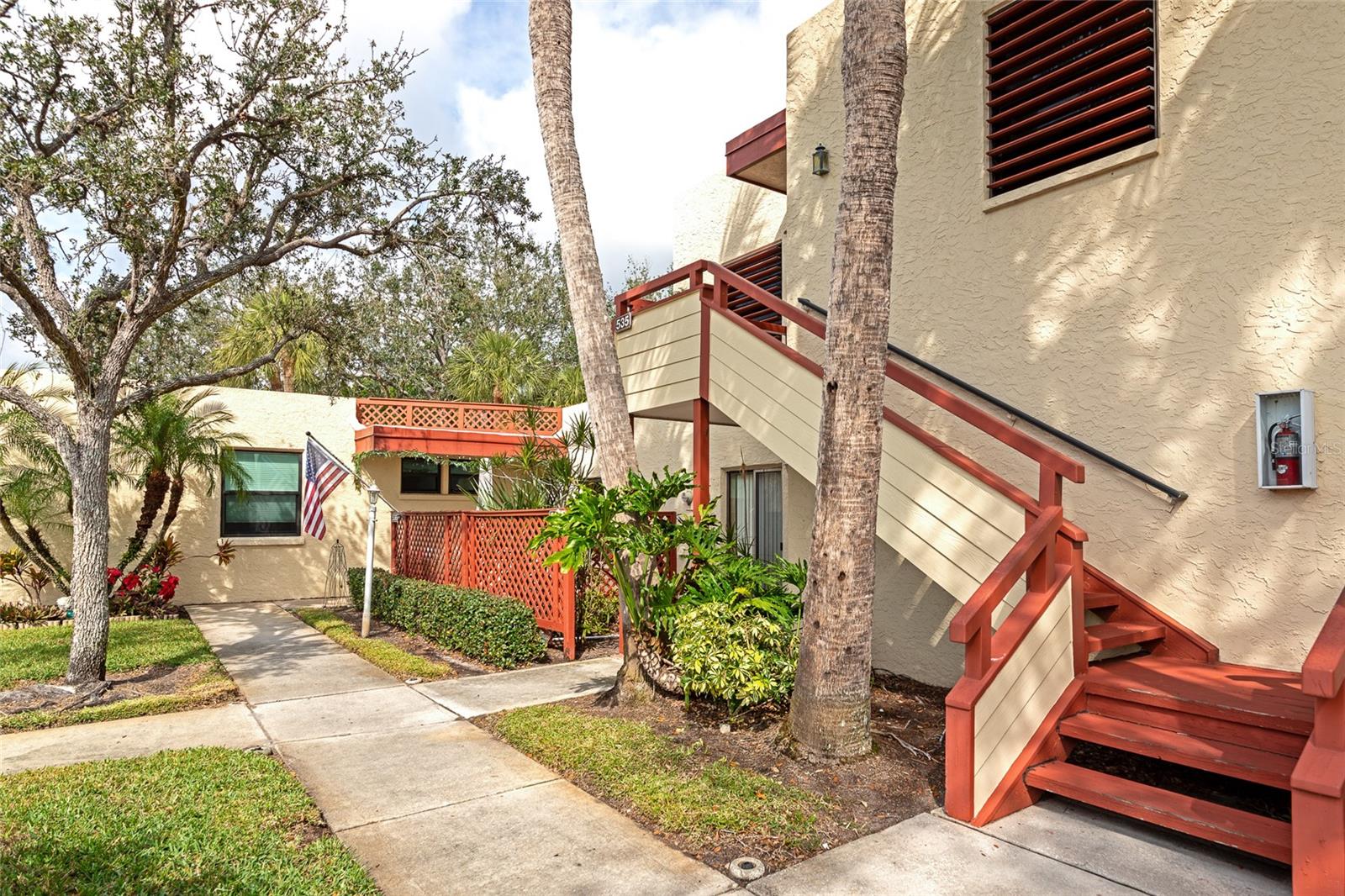 Price Just Reduced – Motivated Seller! Bring Offers!
Welcome to this inviting 2-bedroom, 2-bath second-floor condo in the highly desirable Spring Lakes community. Tucked away on peaceful, tree-lined streets, this hidden gem is surrounded by natural beauty—including bird sanctuaries, grand oaks, and lush tropical landscaping.
Step inside to coastal-inspired interiors with soft, soothing tones and abundant natural light. The full-length lanai offers a tranquil space to relax, with serene views of green space and mature trees—ideal for enjoying your morning coffee or unwinding in the evening. Being on the second floor adds an extra layer of privacy and peace of mind.
Spring Lakes offers a prime location—just minutes from shopping, dining, Gulf beaches, top-rated schools, cultural attractions, SRQ Airport, IMG Academy, and State College of Florida. Enjoy resort-style amenities with a heated pool and spa just steps away, plus a covered, assigned carport for your convenience.
Whether you're looking for a full-time residence or a seasonal retreat, this condo offers incredible value in a picturesque setting.
Don’t miss this opportunity—schedule your private showing today!