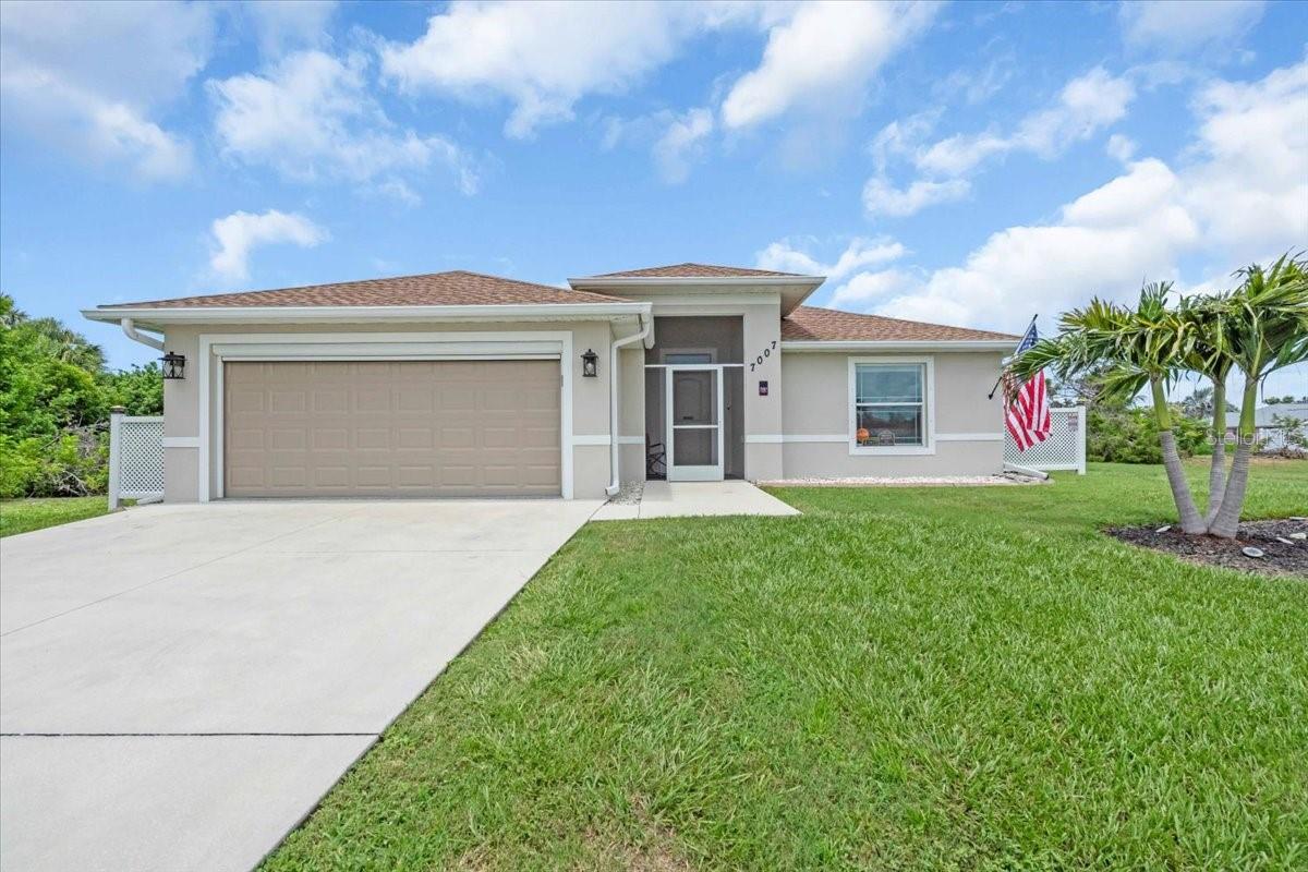 Just minutes from the beach, this beautiful 2016 home received a new roof in 2022. This home features a heated pool and an inviting open view as you enter through the large entryway. The open floor plan features a kitchen that includes stainless steel appliances, beveled granite countertops, recessed lighting, a deep pantry closet and plenty of solid wood cabinets. The tile flooring throughout the home adds a stylish touch, and there's a convenient laundry room. All the walls and ceilings are textured.
The spacious master bedroom has a tray ceiling, his and her closets and can easily accommodate a king-size bed. The ensuite bathroom offers a walk-in shower, a separate room for the commode, and a dual granite vanity. The garage provides additional storage, boasts a stunning epoxy floor, and includes a sink.
Outside, there's ample space to park an RV or boat trailer, along with an outdoor sink for cleaning fish or other items you prefer not to bring inside. With a vacant lot next door, you'll enjoy the bonus of a larger yard and added privacy.
This home is conveniently located near a variety of fun dining options, live entertainment, shopping, and more.