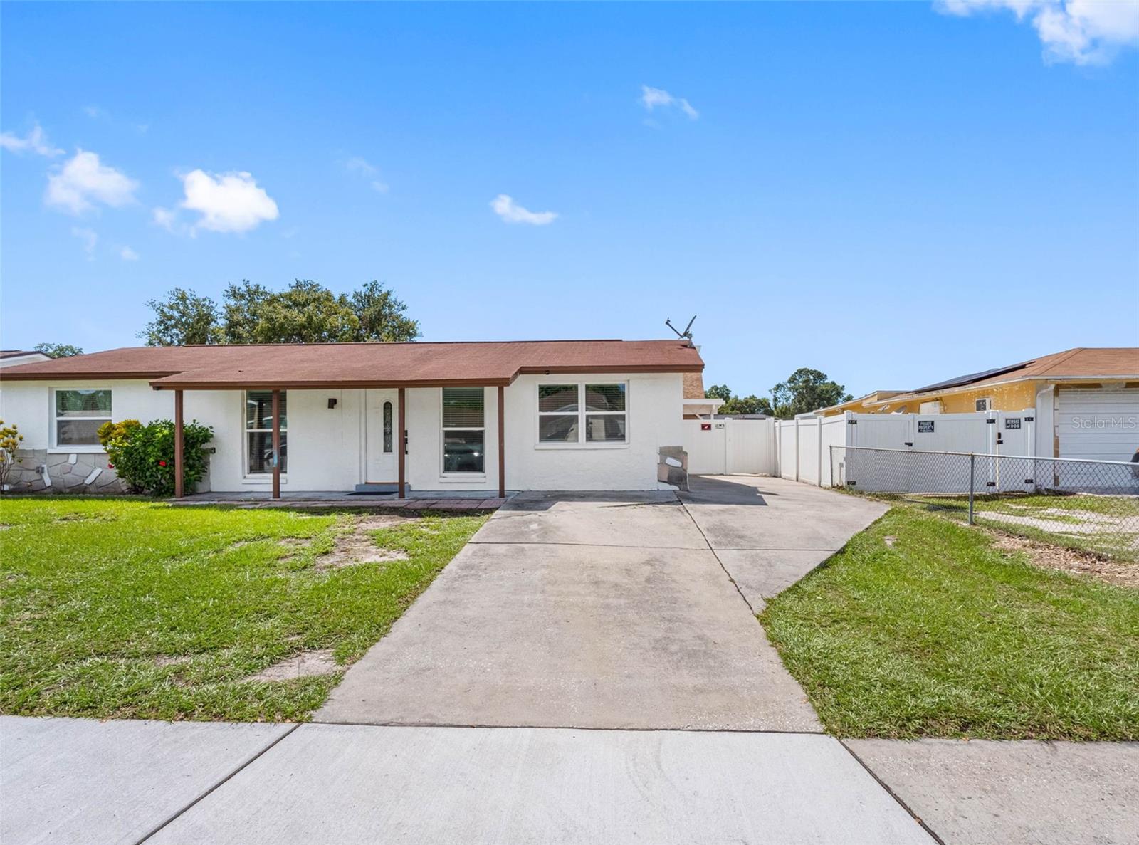 INCREDIBLE INVESTMENT OPPORTUNITY OR IDEAL FAMILY COMPLEX - THE CHOICE IS YOURS! This property is bursting with potential and is just waiting for you to make your mark. The main house boasts 4 bedrooms, 2 bathrooms, a spacious covered porch, a brand new covered patio, a remodeled kitchen and bathrooms, a studio/office space area, a whole-house water filtration system and all new air ducts throughout!! And that's just the beginning.... But wait, there's more - two additional, income-generating efficiencies are also included in this amazing package. Efficiency #1 offers 1 bedroom and 1 bathroom, currently rented for $850, while Efficiency #2 features 2 bedrooms and 1 bathroom, currently rented for $1100. Don't miss out on this incredible opportunity - schedule a showing today and make this property yours now!