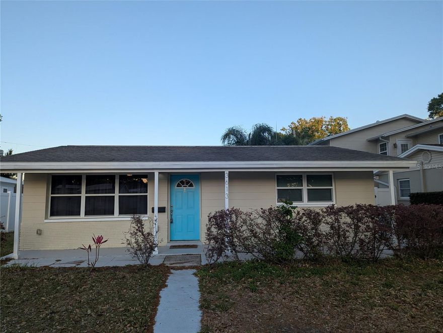 This updated 3-bedroom, 2-bathroom home in North Central St. Petersburg is the perfect blend of style and convenience. The interior features a private split-bedroom layout, a spacious kitchen with newer appliances, and a flexible bonus room ideal for an office or gym. Practical perks like an indoor laundry room with a washer/dryer and easy-to-clean tile flooring make daily living a breeze.
Outside, you'll find a large, pet-friendly fenced backyard, a storage shed, and alley access with extra parking. Located just minutes from prime shopping and dining, this home  is ready for tours.