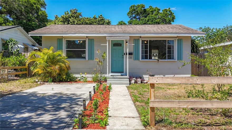 Discover the perfect blend of historic charm, modern updates, and an unbeatable St. Petersburg lifestyle at 2435 14th Avenue N. Nestled in the highly sought-after North Kenwood neighborhood, this inviting home offers character, comfort, and convenience in one exceptional package. Perfectly positioned on high and dry, non-flood zone land, the property delivers peace of mind along with the timeless appeal of one of the city’s most beloved communities.

Inside, you’ll be greeted by the warmth of beautiful wood floors, elegant cove ceilings, and delightful views of mature landscaping that create a serene and inviting atmosphere. Thoughtful updates include a brand-new AC system installed in 2026, providing modern comfort and efficiency year-round. For added storm protection and peace of mind, the home is also equipped with hurricane shutters.

Step outside to your fully fenced backyard with alley access, offering exceptional flexibility and rare storage opportunities. There is ample room for your boat, RV, trailers, or recreational toys, with plenty of space remaining to design the pool of your dreams. The backyard is a private retreat featuring fruit trees supported by a new irrigation/sprinkler system, making it easy to maintain your lush outdoor oasis.

Just one block away is Booker Creek Park, a neighborhood treasure featuring picnic shelters, a playground, basketball and tennis courts, outdoor exercise equipment, and a scenic walking loop around the lake—perfect for staying active, relaxing outdoors, or enjoying time with family and friends.

The location is second to none. You’re just minutes from vibrant downtown St. Petersburg, where you can enjoy award-winning dining, boutique shopping, museums, waterfront parks, and the iconic St. Pete Pier. World-famous Gulf beaches, including St. Pete Beach and Fort De Soto Park, are only a short drive away. Travel is effortless with convenient access to both St. Pete–Clearwater International Airport and Tampa International Airport.

Whether you're searching for character, outdoor space, modern updates, or a central location close to everything, 2435 14th Avenue N delivers an exceptional opportunity to enjoy the very best of St. Petersburg living.

All measurements should be verified by Buyer.