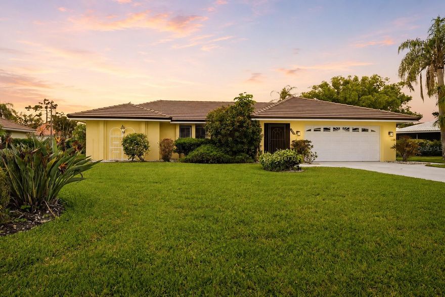 Welcome to the peaceful charm of Sorrento East—one of Nokomis’ most established and desirable communities. Tucked away on a quiet street with very little traffic, this inviting 2-bedroom, 2-bath pool home offers privacy, flexibility, and exceptional value in an ideal central location. Surrounded by mature landscaping and featuring a beautifully maintained lawn with irrigation, the property creates an immediate sense of tranquility and pride of ownership. Inside, the spacious open floor plan offers multiple layout possibilities with both a large living room and separate family room—perfect for entertaining, working from home, or easily creating a third bedroom if desired. The expansive covered lanai and screened pool area provide the ultimate Florida lifestyle setting with generous outdoor living space ideal for relaxing year-round. Recent updates include a newer A/C system, new roof, new solar pool heater, and brand-new cage screening—offering important improvements already in place. This home also presents an outstanding opportunity for buyers seeking affordability and long-term potential. With optional HOA fees of only $150 per year, Sorrento East remains one of the area’s most attractive values. Well-priced and full of possibilities, this property is ideal for someone looking to personalize a home, invest wisely, or transform it into a truly beautiful Florida retreat. Located just east of US-41, residents enjoy close proximity to Nokomis Beach, Casey Key, Oscar Scherer State Park, golf courses, dining, shopping, Venice, and Sarasota—all while enjoying the quiet atmosphere and natural beauty that make Sorrento East so special.