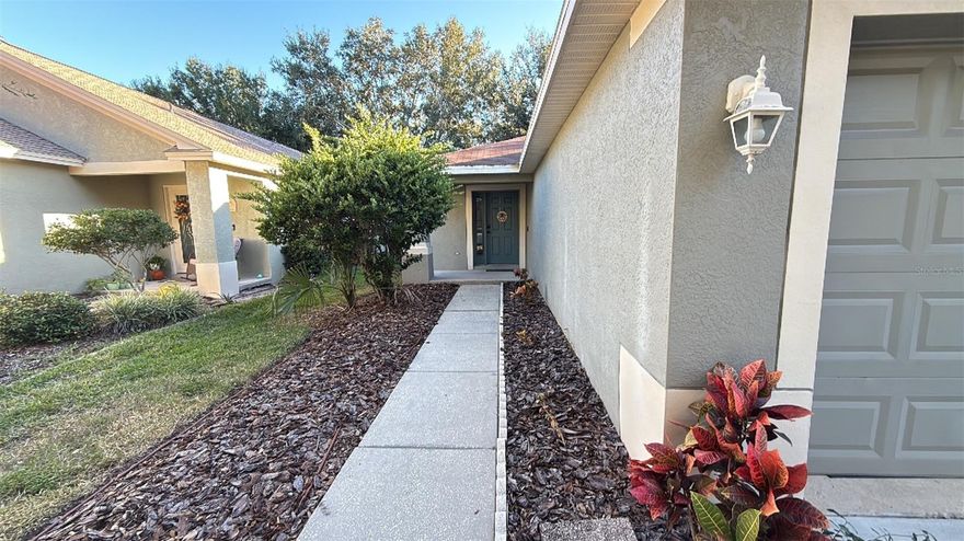 2.88% Rate Assumable FHA. Welcome home to this gorgeously updated 3 bedroom, 2 bath single-story gem in Rivercrest! Imagine cooking in the spacious eat-in kitchen with crisp white cabinetry, stainless appliances and gorgeous counters, then stepping out to your lanai to enjoy Florida evenings surrounded by a lush, sprinkler-fed lawn. The primary suite delivers a walk-in Community amenities include two pools, clubhouse, basketball & tennis courts, tot lot/playground. Walking distance to Sessums Elementary