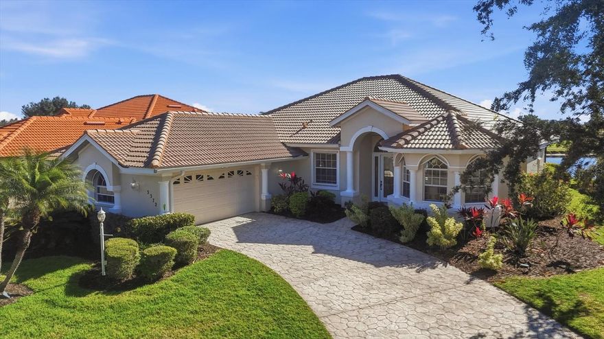 Experience the height of Florida living in the impressive Riverwood Gated Golf Community at this custom
built TURNKEY FURNISHED home. Featuring 3 spacious bedrooms AND a versatile Den currently used as a 
4th bedroom, 2 full bathrooms and an in-ground heated spa, this home is designed for both entertaining and 
relaxation. A NEW ROOF (DECEMBER 2025) offers peace of mind. An OVERSIZED, TWO-CAR GARAGE comes 
with a GOLF CART & 2024 battery. 
Nestled in an enviable location and showcasing a backyard with Desired Southerly Facing Exposure and SPECTACULAR and EXPANSIVE VIEWS of a meticulously maintained golf course, tranquil pond and preserve with wading birds, river otters and other wildlife. 
The home radiates curb appeal with a tastefully landscaped yard and lengthy decorative stamped driveway.
The elegant double-door entrance with privacy glass warmly welcomes you into the bright OPEN SPACE of the
LIVING & DINING ROOM that draws your attention to the EXTENDED LANAI and in-ground heated spa, 
framed by the modern “PICTURE WINDOW” screened cage. 
Central to this home is a PRACTICAL & STYLISH KITCHEN featuring stainless steel appliances including NEW 
FRIDGE (2025), white cabinets with PULL-OUT DRAWERS, 42” wall cabinets with crown molding, under-cabinet 
lighting, granite countertops accompanied by a matching full granite backsplash. Plus, 2 CLOSET PANTRIES 
and a convenient breakfast bar.  
By the kitchen, you'll adore the light-filled BREAKFAST NOOK with its picturesque AQUARIUM WINDOW that 
flows seamlessly to a SPACIOUS and COMFORTABLE FAMILY ROOM, a cozy GAS FIREPLACE (not used by the 
seller) and a Wall of Windows for soaking in the backyard VISTA. 
With functionality in mind, the SPLIT BEDROOM FLOOR PLAN ensures comfort and privacy for both 
homeowners and guests. The spacious PRIMARY BEDROOM boasts serene outdoor views, French door access 
to the lanai, three closets. An en suite bathroom, provides a walk-in glass block shower and a relaxing 
soaking tub. The GUEST BEDROOMS offer ample space, with a second full bathroom between them, while 
the VERSATILE DEN is flexible as a bedroom, office, library or studio as suits your needs. 
ADDITIONAL AMENITIES include a well-equipped laundry room with a STORAGE CLOSET, numerous CABINETS, a UTILITY SINK and NEWER (2023) WASHER & DRYER. NEWER (2023) WATER HEATER. HURRICANE SHUTTERS. Garage with a durable EPOXY FLOOR, STORAGE CABINETS, WORKBENCH & TOOL CHESTS ON WHEELS, HOME TOOLS stored neatly on the garage peg board.
Riverwood: 1300 acres, gated, golf, resort style community. NEW RESORT STYLE & LAP POOL. SEPARATE FITNESS CENTER, PICKLEBALL COURTS, SMALL AND LARGE DOG PARKS! Enjoy all that Riverwood has to offer in our lush tree lined streets, renovated activity center with all the social activities offered, 6 Har-Tru tennis courts, croquet court. An Audubon Green Community Award Winner for its natural habitat for Florida Wildlife. Optional amenities: Dog Park, Riverwood Golf Club, Par 72 Championship course & Beach Club on Manasota Key. Close to boating, cultural events, dining, shopping & beautiful beaches of SW FL. Located between Sarasota & Ft Myers on Florida’s West Coast in Paradise!