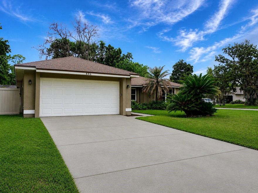 One or more photo(s) has been virtually staged. Beautifully maintained 3-bedroom, 2-bathroom home located in the heart of Altamonte Springs! This move-in ready property features a practical and inviting layout with spacious living and dining areas that flow seamlessly into the kitchen, perfect for everyday living and entertaining. Enjoy travertine flooring throughout all living areas and laminate flooring in all bedrooms for easy maintenance and a modern touch. The primary suite includes a private bathroom, while the additional bedrooms offer flexibility for family, guests, or a home office. Situated on a desirable corner lot with a privacy fence and nicely sized yard, there is plenty of outdoor space to relax and enjoy. Residents will also appreciate the community amenities including walking trails, community pool, and tennis courts. Conveniently located near Altamonte Mall, shopping, dining, and major roadways.