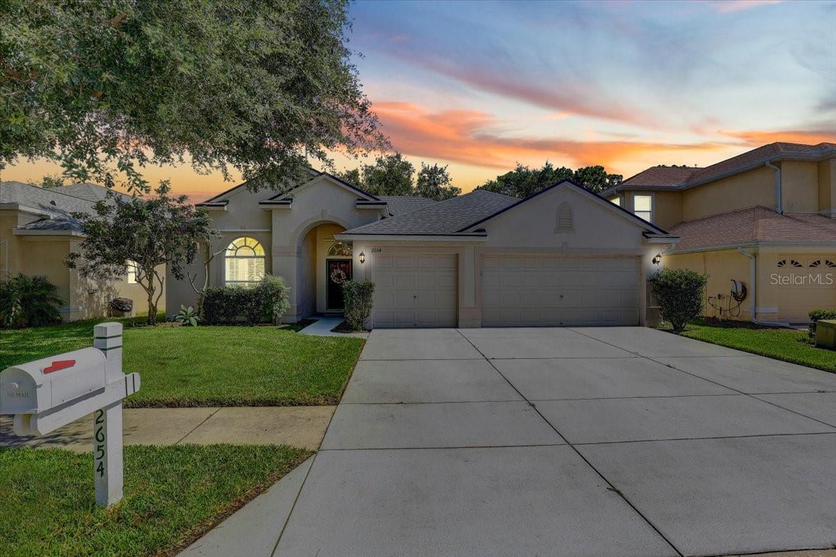 Fresh and beautiful, move-in ready 4 Bedroom 3 Bathroom home with a Conservation View in Key Vista. There is NO CDD fee and includes TONS OF UPGRADES and UPDATES! Full ROOF replacement in 2023 and there is Beautiful Bamboo Hardwood Flooring in the main living areas. When you walk in you will notice the nice remodel and excellent window placement allowing for plenty of natural light. The open entryway takes you into the triple split floor plan which is great for large families or having out of town guests, lots of privacy. The chef in your family will love the Large KITCHEN boasting 2023 Stainless steel appliances and convenient center island! The Samsung appliances and extra cabinets complement the lush granite countertops perfectly! Once you see the Primary bedroom suite it is truly breathtaking. The Primary bathroom has been elegantly appointed with Carrara wall and floor tile and a beautiful dual vanity sink. The icing on the cake is the luxury walk-in corner steam shower. The secondary bedrooms also have the Bamboo Hardwood Flooring and are also in excellent proximity to the other 2 bathrooms. Additional checklist items include a 3 car garage which has a Senville Mini Split AC and insulation for storing your toys or vehicles. The garage will protect them from all of the sunny Florida days and another bonus is the screened back patio to enjoy your backyard privacy! The Key Vista community is ideally situated, just a short walk from the Key Vista Nature Park with Gulf-access walking trails. Two county parks featuring a fishing pier, dog park, and boat launch are a quick drive away. Enjoy the community's amenities, including two clubhouses, two pools and spas, a fitness center, and on-site tennis and pickleball courts—perfect for recreation and entertainment. Call for a tour today!