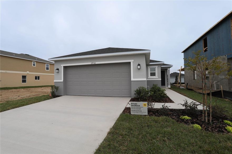 Discover this brand-new 3-bedroom, 2-bath single-family home in Haines City, FL! This new construction offers a modern open-concept layout filled with natural light, creating a bright and inviting living space. Enjoy all-new appliances, stylish finishes, and comfortable carpeted bedrooms. The home also features a 2-car garage and lawn care included, making maintenance easy and worry-free. Perfectly designed for modern living, this beautiful home combines comfort, convenience, and fresh new construction—all ready for you to move in and enjoy.

*Lawn care and pest control are included*