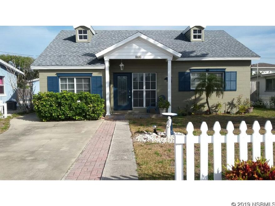 Look at the ocean from your master suite. This home is steps to walk over, access your large 2 car garage from the alley in the back.  Duel Master suites, one upstairs with kitchenette and spa-like bath with ocean views from your jetted tub, separate entrance with 2nd floor balcony. Considered Mother-in-law suite.  Enjoy the lifestyle of the beach with beautiful backyard outdoor kitchen/retreat. Convenient ally in back for garage entrance.  Garage under air but not in living square feet numbers. ;Water: City