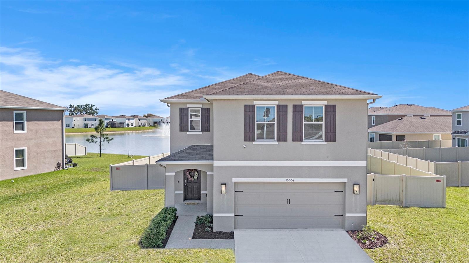 Welcome to 10506 Penny Gale Loop, a beautiful 2022 built that combines modern construction, resort lifestyle, and high efficiency. Located at the Mirada Lagoon Community in San Antonio Fl, a highly sought after Tampa suburb. This community features a 15 acre man made Crystal Lagoon that offers unbeatable top tier amenities, and resort lifestyle experience. Whether you want to relax by the sand, unwind by the swim up bar, go kayaking, paddleboarding, or have a blast at the water obstacle course, it's all right there for you, and included in your monthly rent. And if this is not just too great to be true, your rent will also include Cable and Internet!! Not just any kind of Internet, but Ultra-Fi 500/500 Mbps Internet Speed. This beautiful home sits on an oversized lot with pond view, large screened patio, and fenced yard. Featuring 4 bedrooms, 2.5 bathrooms, and many upgrades; two custom designed pantries, stone countertop in the kitchen, 42- inch walnut cabinetry, oversized single-bowl undermount sink, custom walk- in-closet in primary bedroom that is truly a masterpiece, epoxy coated floor in garage, modern electric storage lift, and may others.
San Antonio, also called San An, seamlessly extends the exciting Wesley Chapel lifestyle, thriving and becoming one of the hottest markets right now. Just minutes away from I-75, I-275, and SR-52, 20 minutes from premier shopping, retail, and dining. A brand new Publix just five minutes away. From here you can get to Tampa International Airport, Downtown Tampa, Riverwalk, and the Gulf Beaches in 40 minutes or less. This location is unbeatable! Don't miss the opportunity to live like every day you are on vacation. Schedule your showing today!!